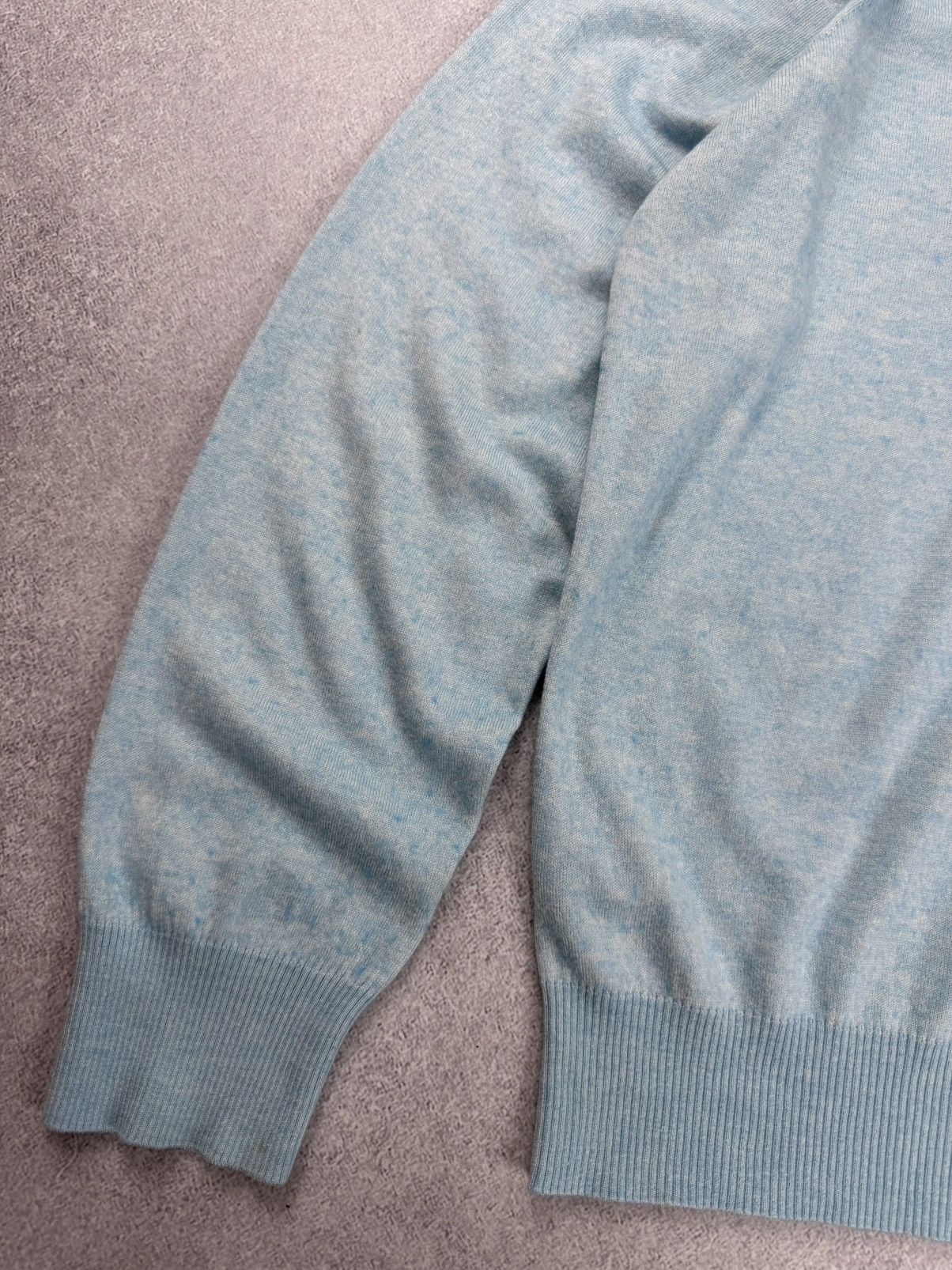 Gran Sasso Gran Sasso V-Neck Cashmere/Cotton Knit Sweater Men’s Size 54 Size US L / EU 52-54 / 3 - 13 Thumbnail