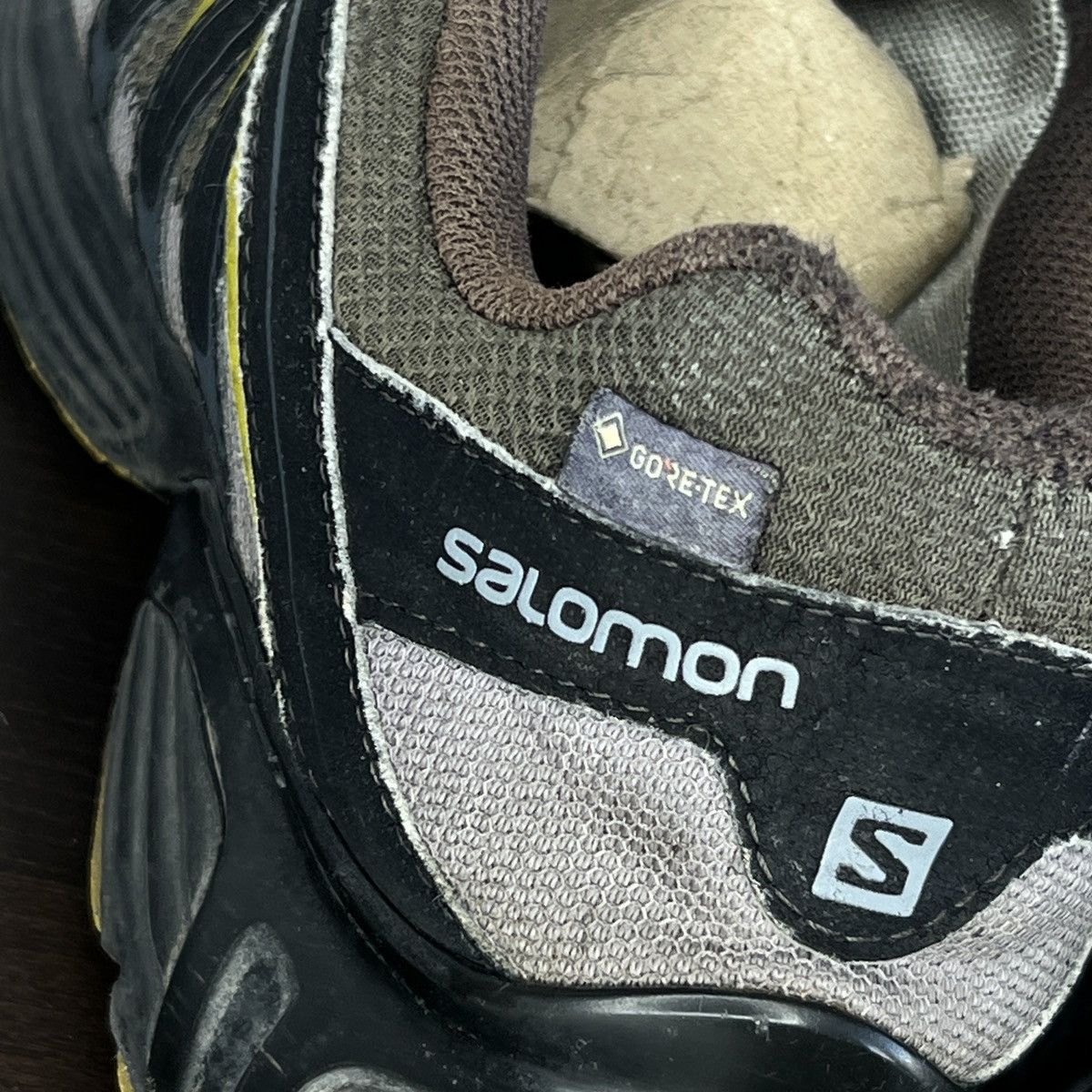 Salomon × Vintage SALOMON GORE-TEX Vintage Hiking Trainers Boots Shoes Brown Size US 9.5 / EU 42-43 - 8 Thumbnail
