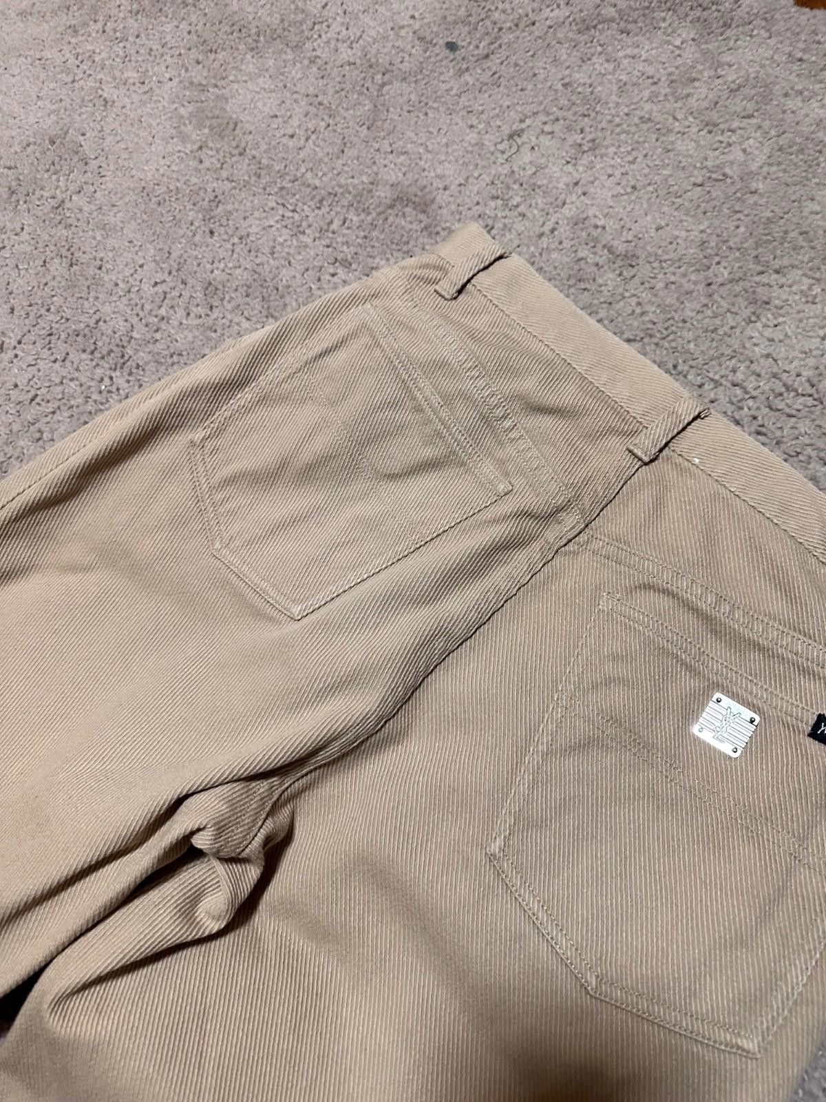 Yves Saint Laurent 90s Yves Saint Laurent YSL Logo Beige Pants Jeans Vntg 32/32 Size US 32 / EU 48 - 6 Thumbnail
