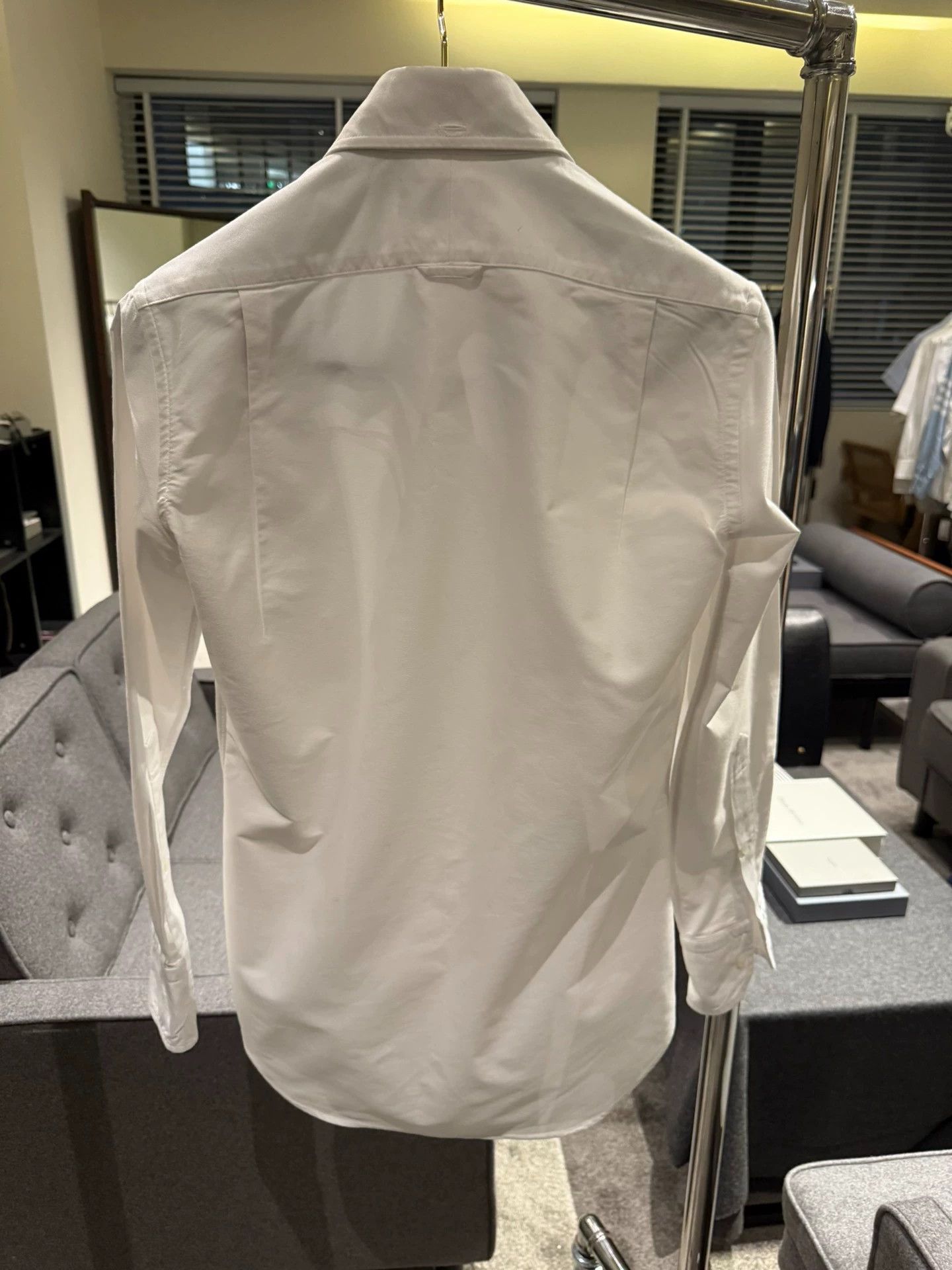 Thom Browne Thom Browne 2-Cuff Oxford Shirt Size 00 99 New Size US XXS / EU 40 - 2 Thumbnail