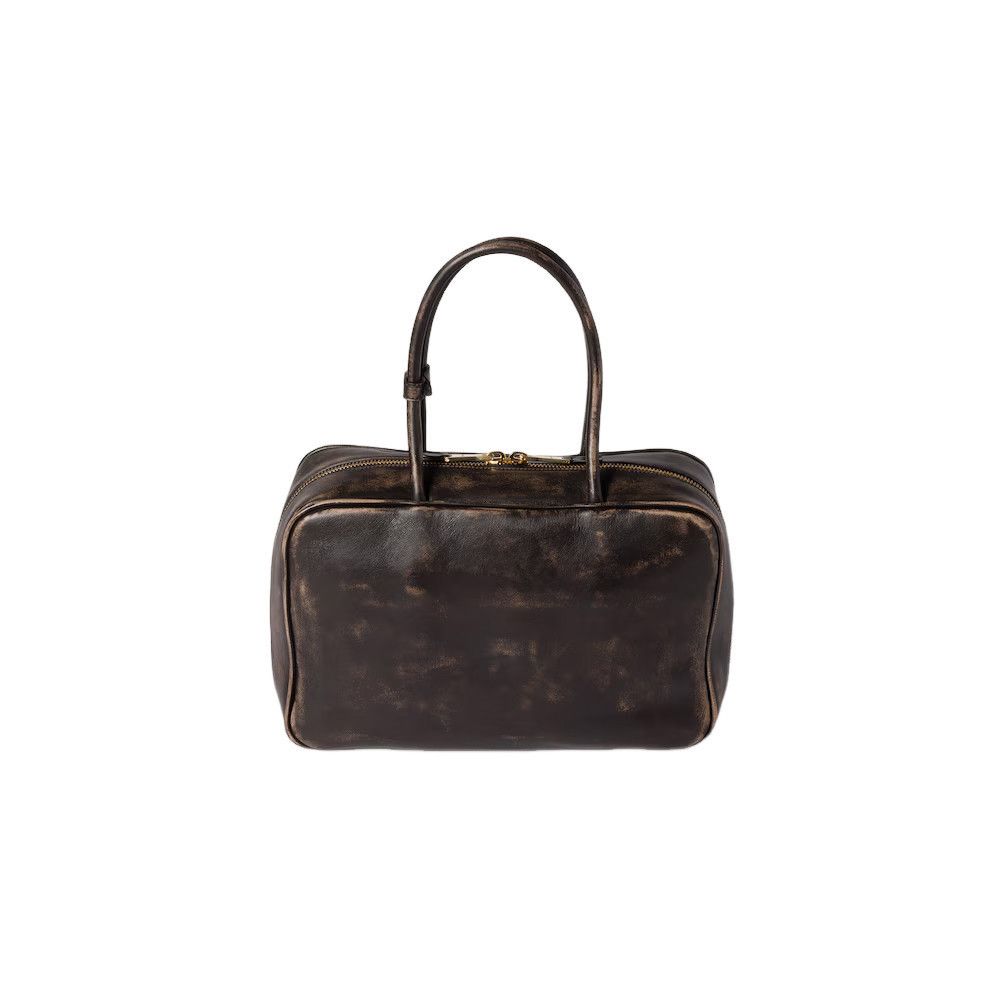 Miu Miu MIU MIU Beau Large $4100 Coffee Leather Top Handle New And A Size ONE SIZE - 3 Thumbnail