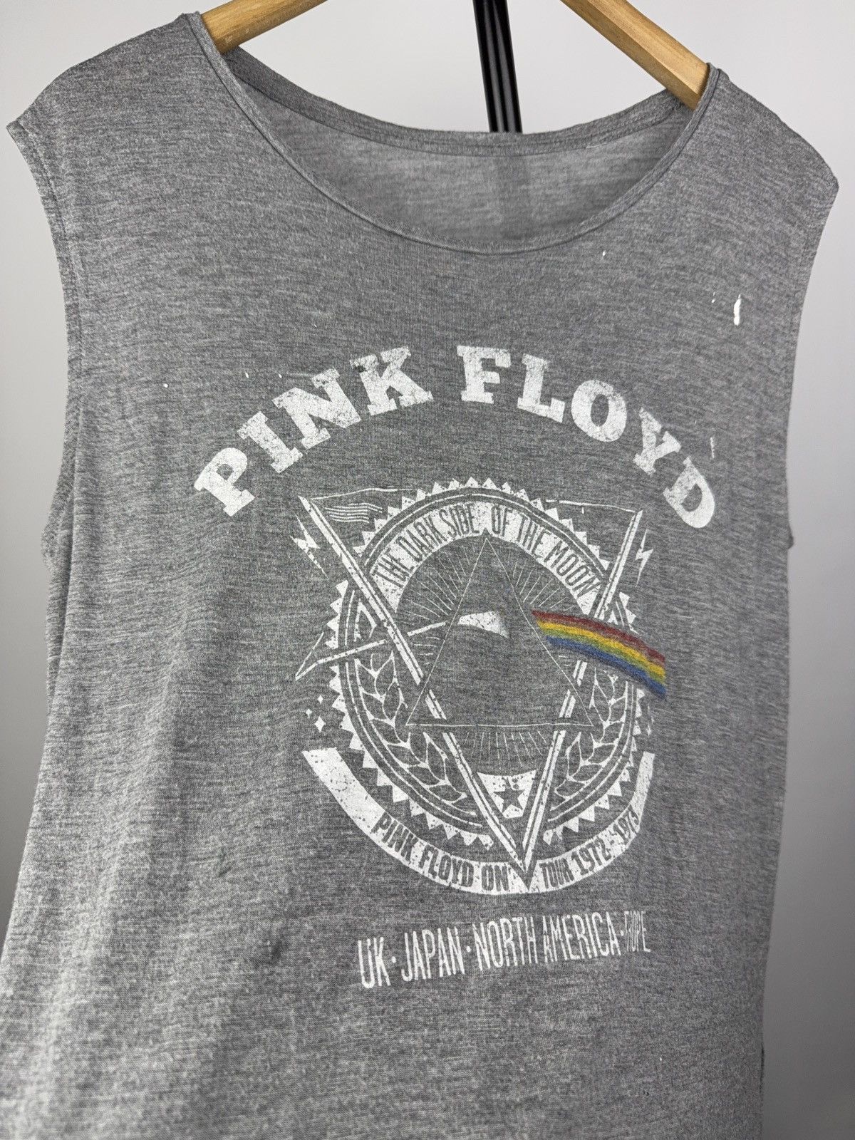 Pink Floyd 00s Y2K Pink Floyd Dark Side Tour 1973 Reprint Tank Top Size US M / EU 48-50 / 2 - 6 Thumbnail