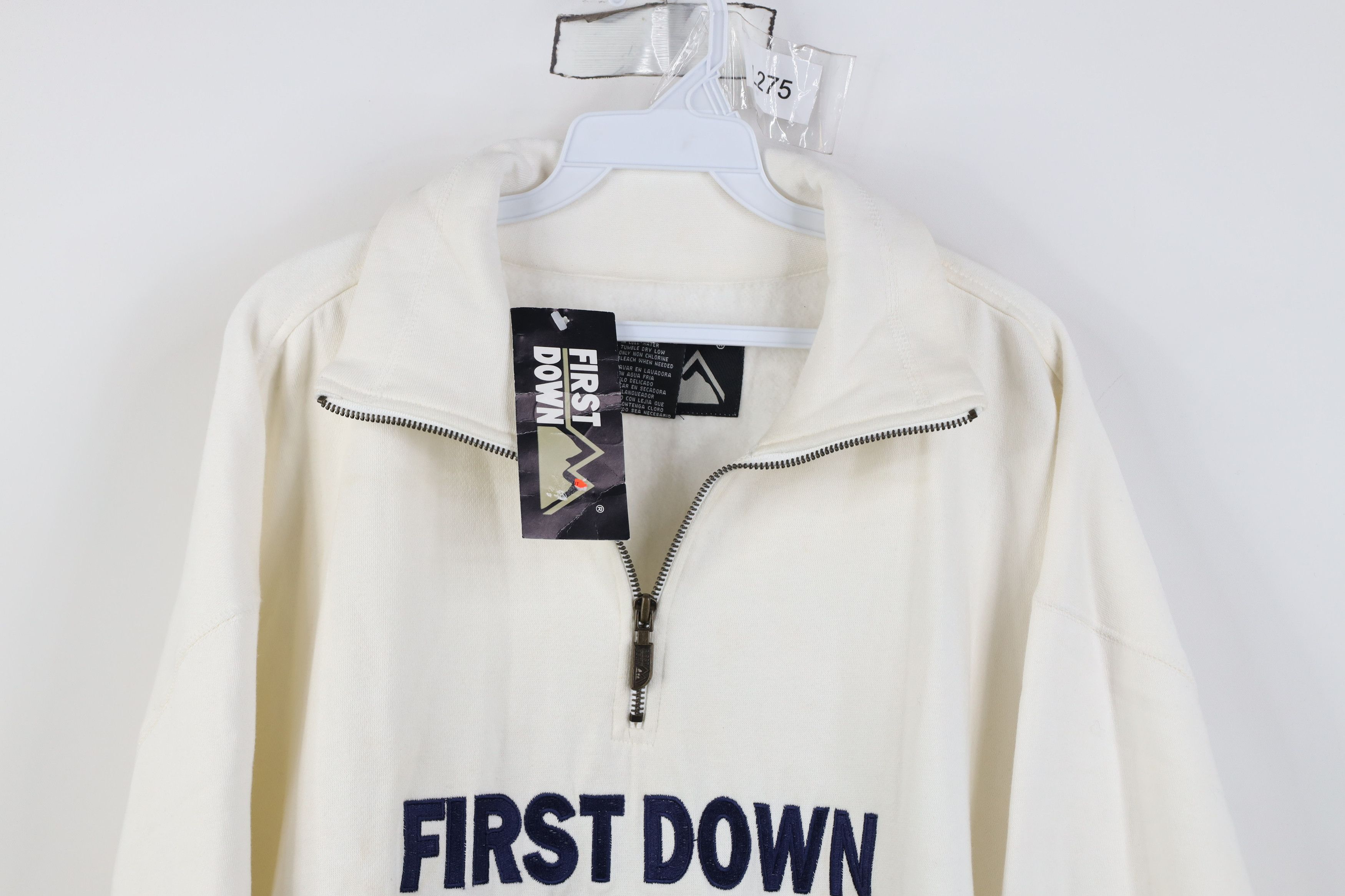 Vintage Deadstock Vintage 90s Streetwear Mountain Zip Sweatshirt Size US XL / EU 56 / 4 - 2 Thumbnail