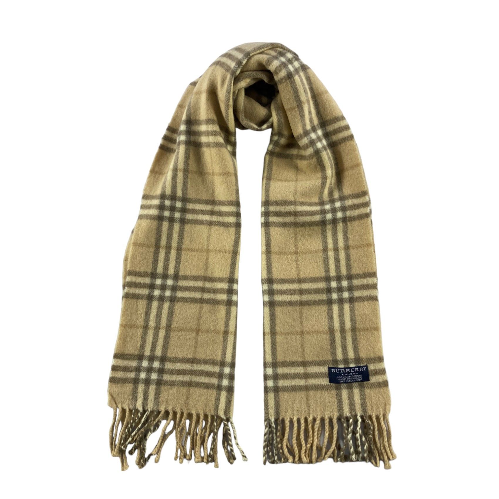 Burberry × Vintage Burberry Scarf / Muffler / Neckwear - WW825 Size ONE SIZE - 1 Thumbnail