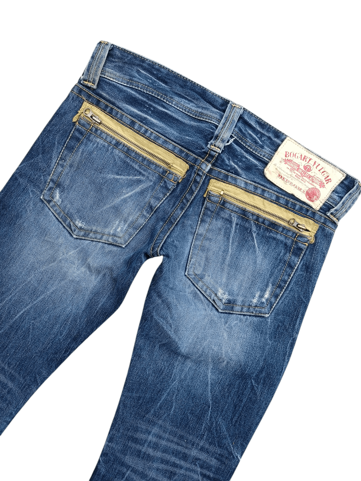 Japanese Brand Japanese Brand Bogart Vulga Whiskers Flare Jeans Size US 32 / EU 48 - 14 Thumbnail