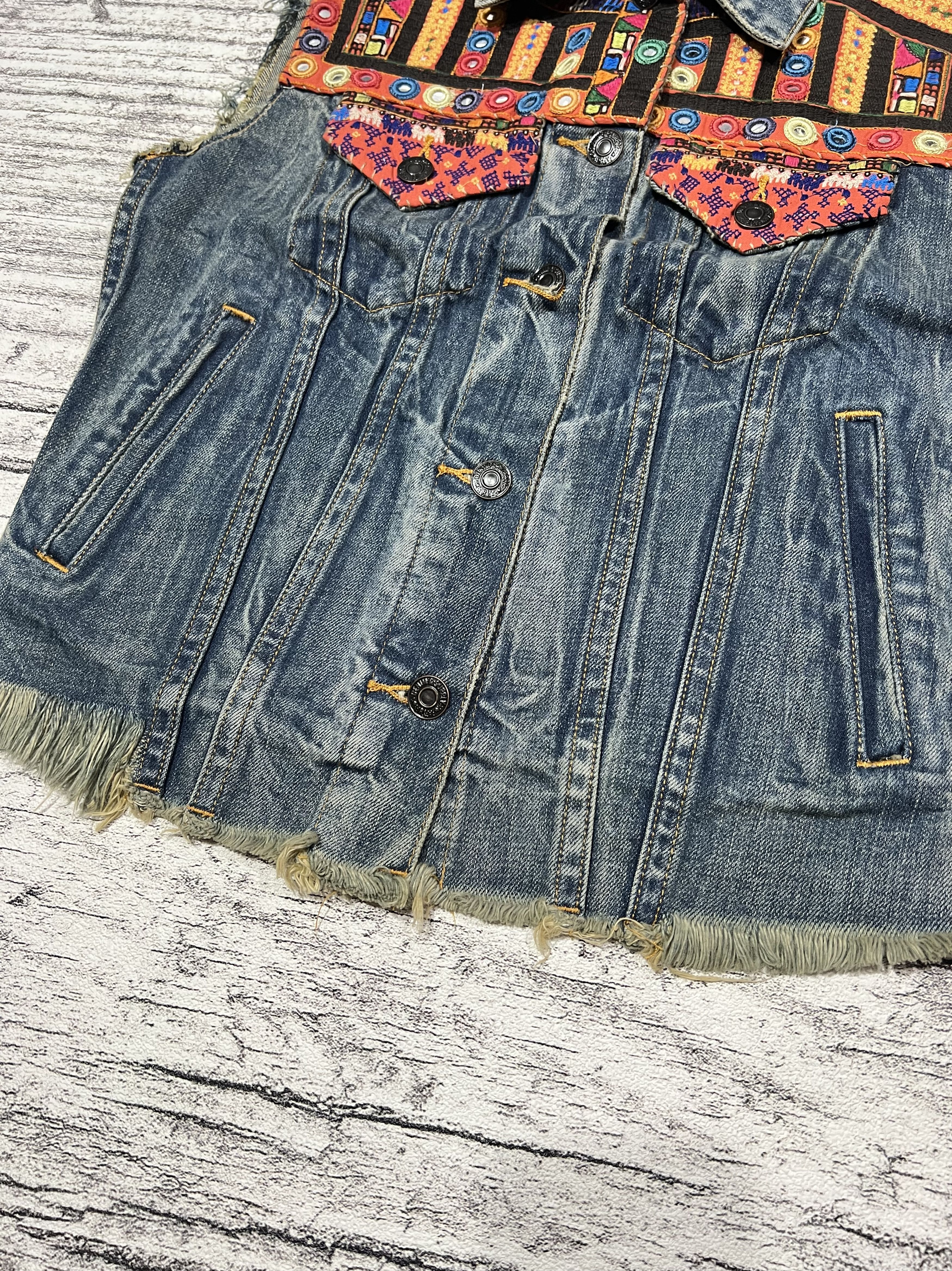Denim & Supply Ralph Lauren 2000s Archival Ralph Lauren RRL Denim Vest y2k Lgb Ifsix Size US XS / EU 42 / 0 - 3 Thumbnail
