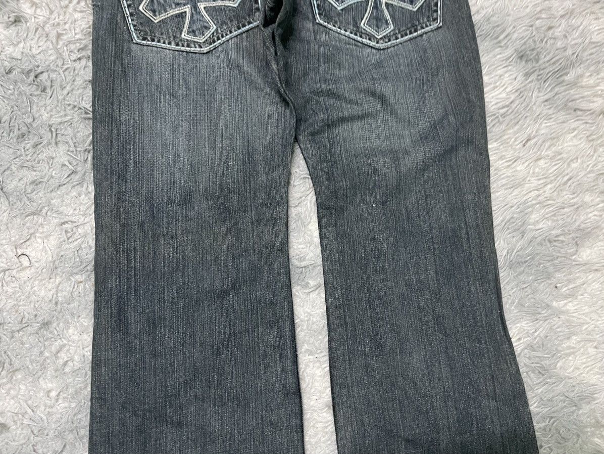 If Six Was Nine 2000s CHROME HEARTS INSPIRED JAPANESEBRAND STUDDED PANT Size US 35 - 16 Thumbnail