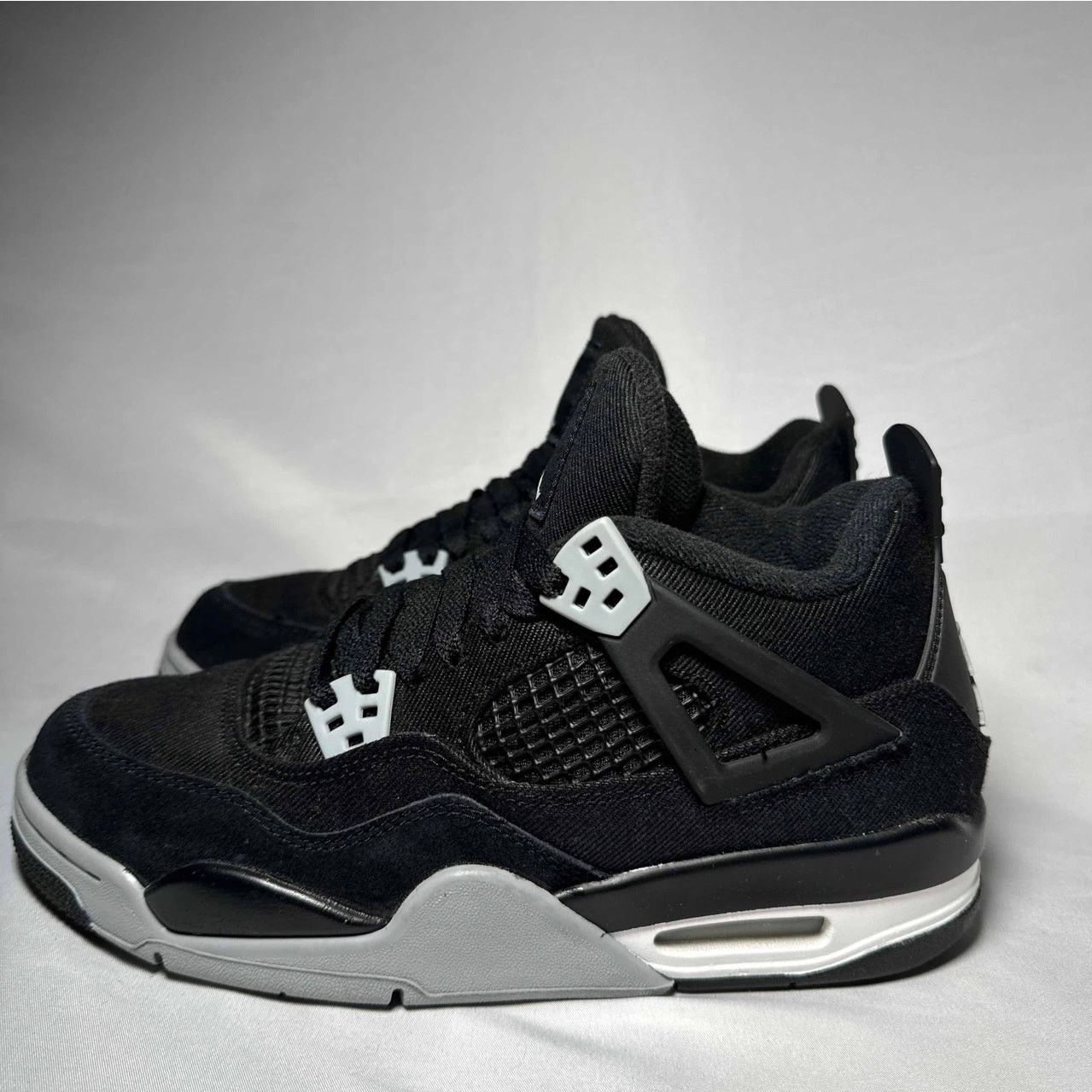 Jordan Brand × Nike Size 6 - Air Jordan 4 Retro SE GS Black Canvas Men's Shoes Size US 6 / EU 39 - 8 Thumbnail