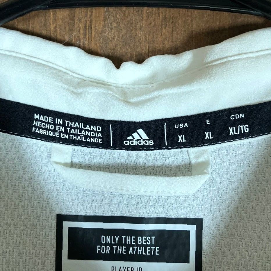 Adidas Adidas Mens Shirt White Polo Aeroready Tech Short Sleeve Athletic Stretch XL Polo Shirts Athletic Mens White Size US XL / EU 56 / 4 - 6 Thumbnail