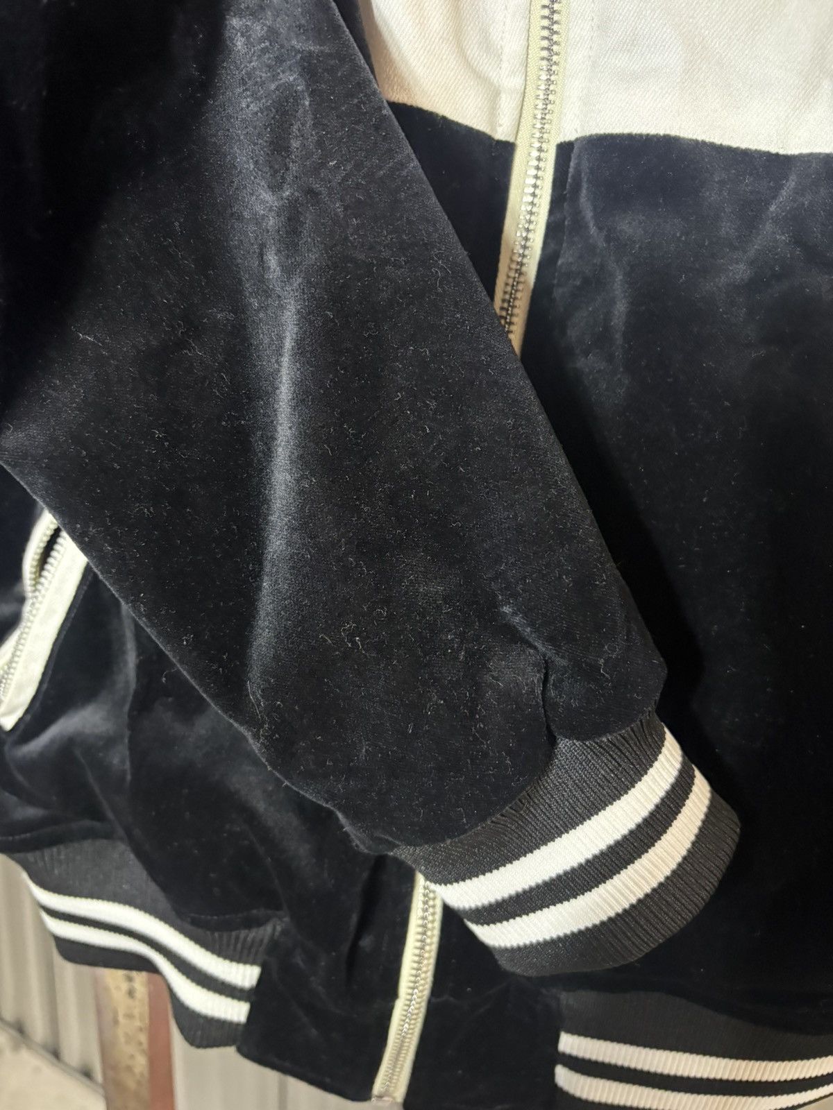 Other Lifeline black and white bomber jacket with rose embroidery Size S / US 4 / IT 40 - 15 Thumbnail