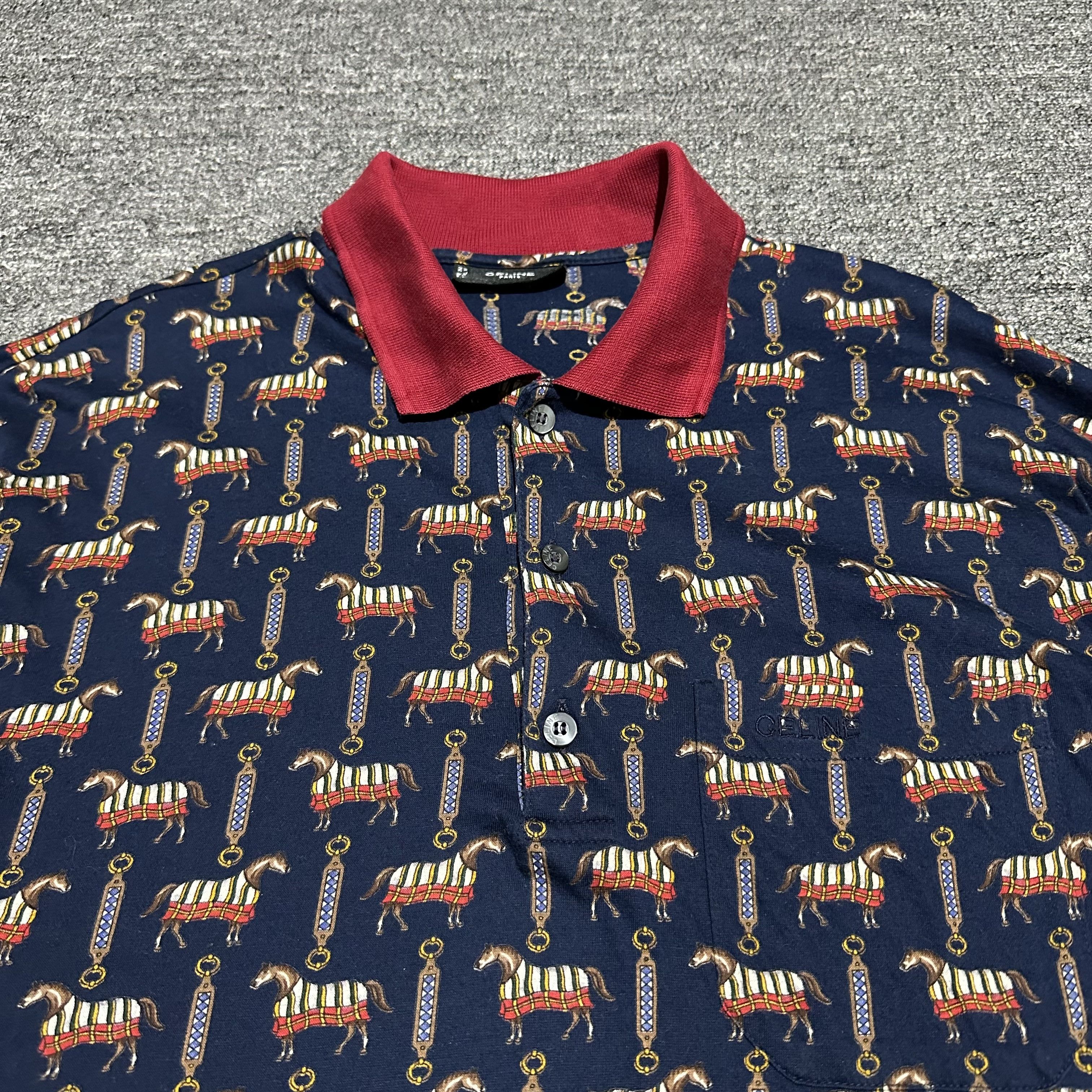Celine Celine Poloshirts Size US M / EU 48-50 / 2 - 2 Thumbnail