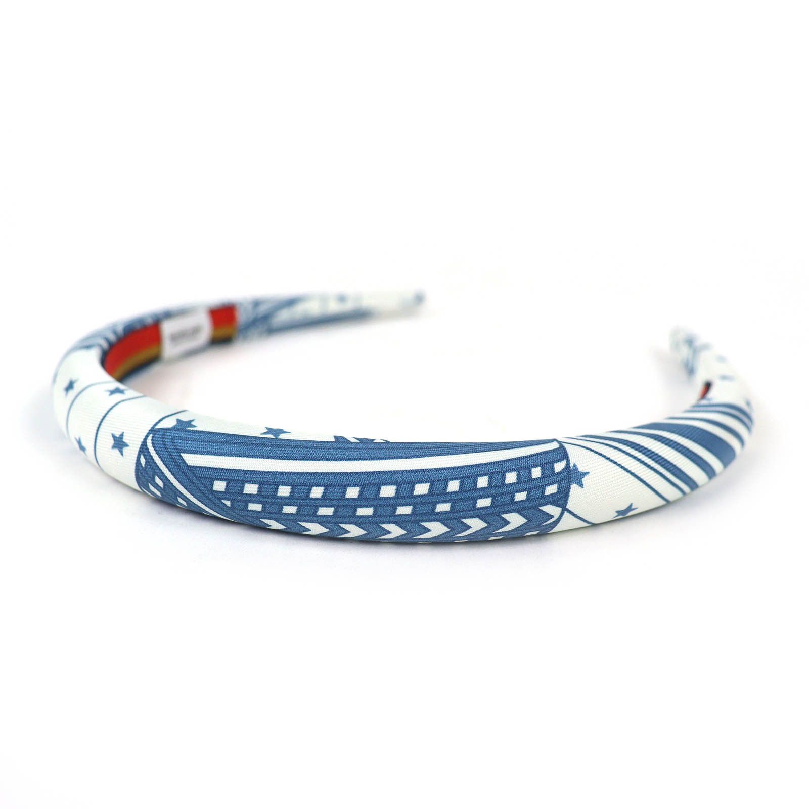 Hermes Hermes Hermès Katyusha Gina Zigzag Star Silk Hair Accessory Textile Other DUTY FREE for USA Size ONE SIZE - 1 Thumbnail