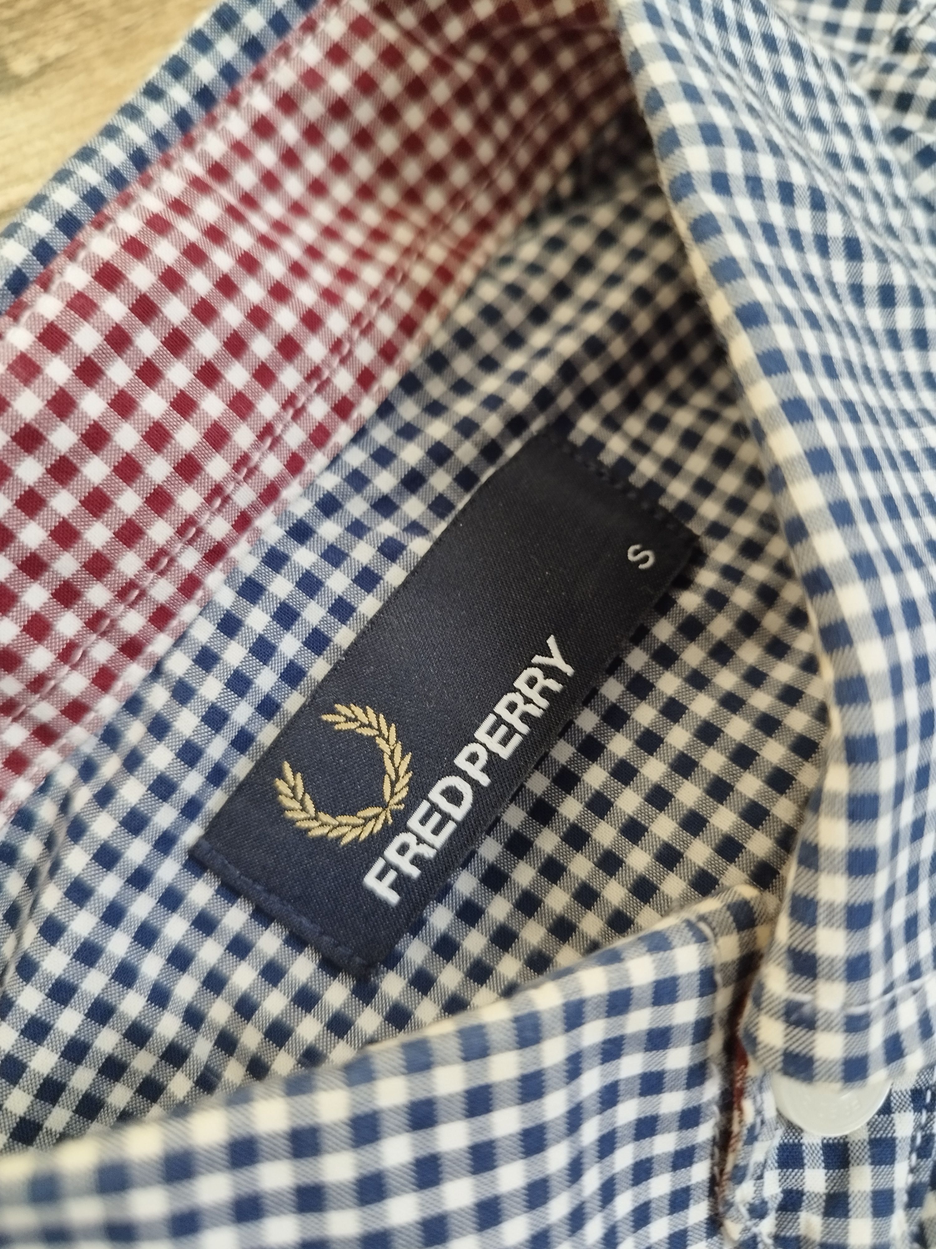 Fred Perry Fred Perry Button-Down Short Sleeve plaid Shirt mens S size Size US S / EU 44-46 / 1 - 5 Thumbnail