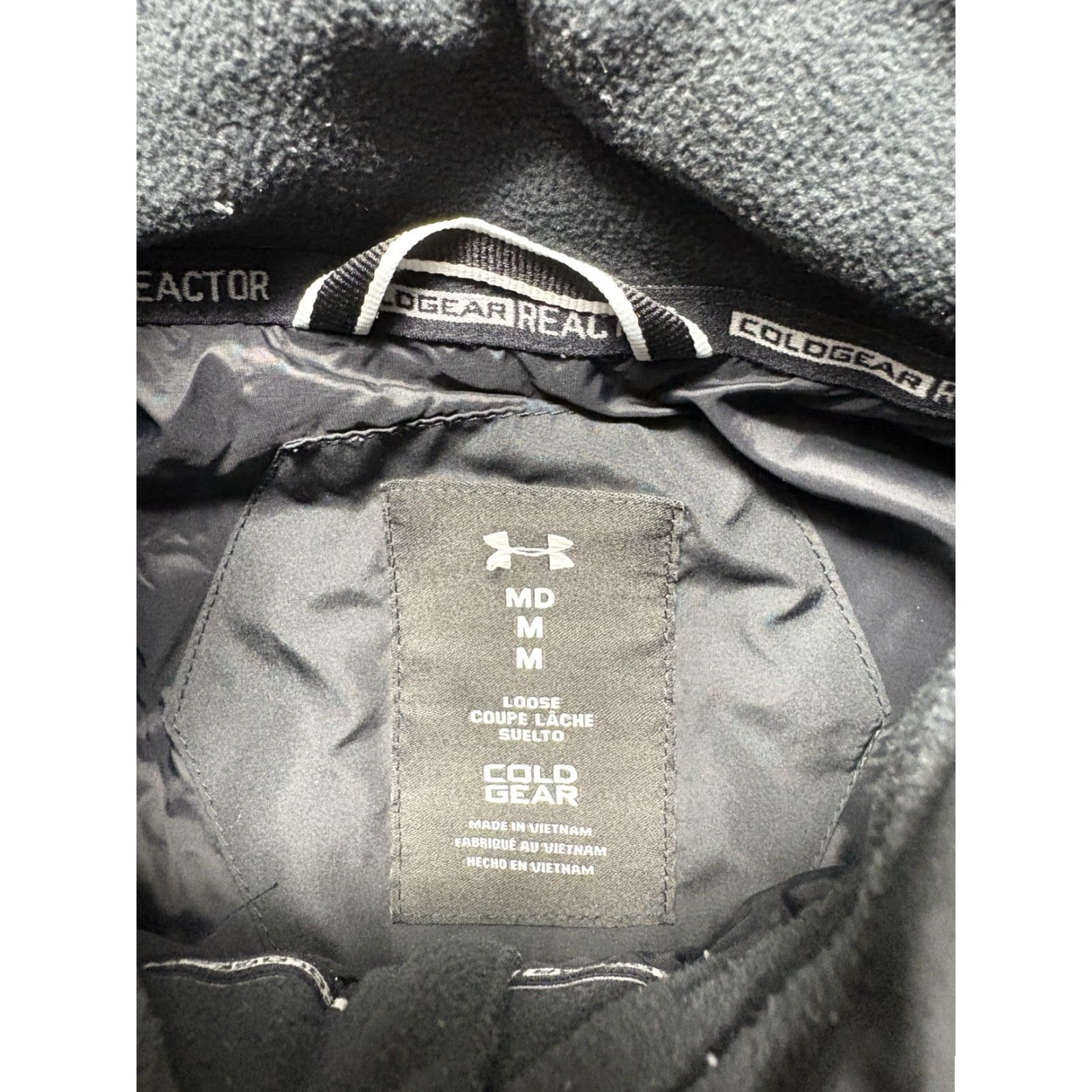 Under Armour Under Armour Puffer Jacket Storm Mens Medium ColdGear Reactor Performance Hybrid Jacket Black Mens Size US M / EU 48-50 / 2 - 4 Thumbnail