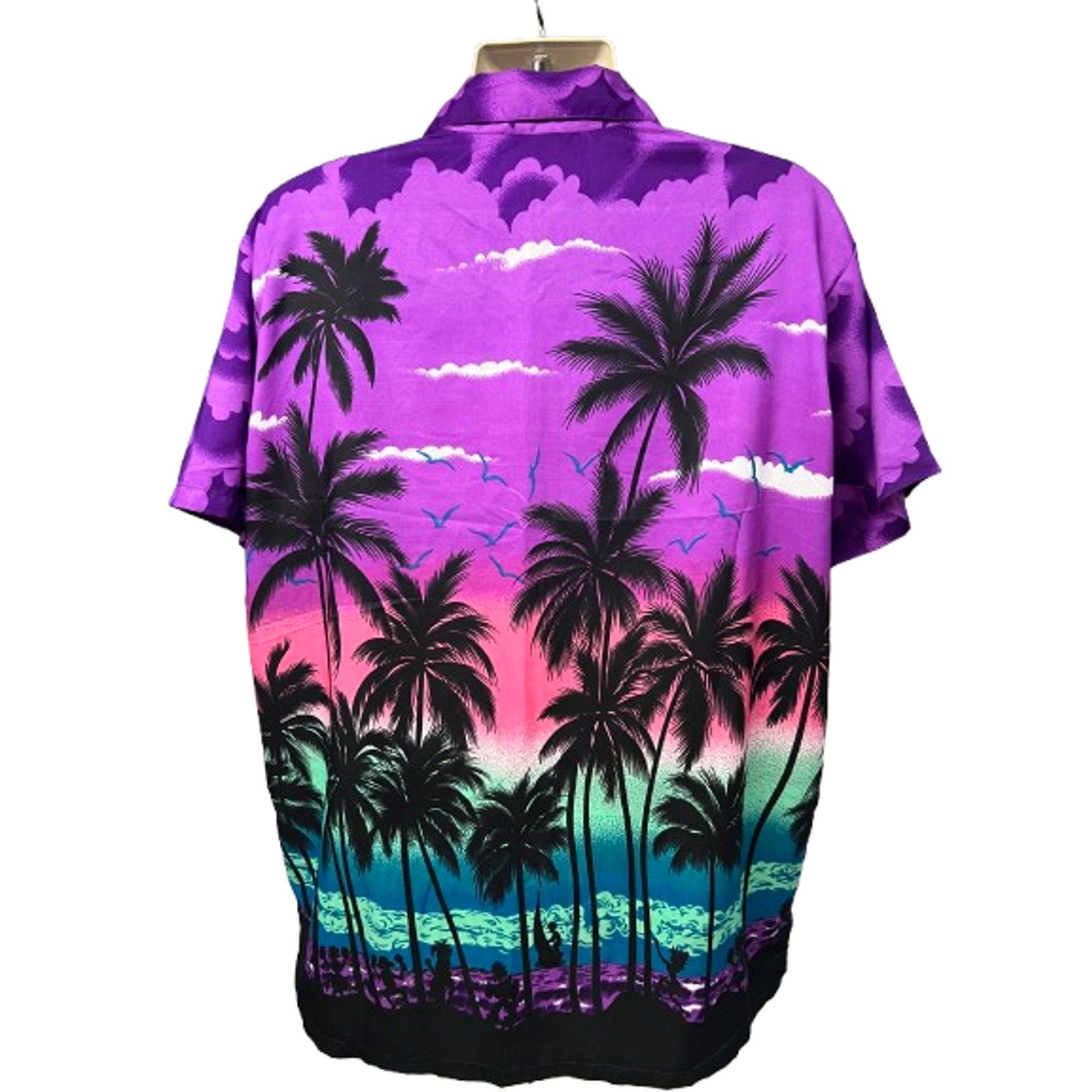 Other Hawaiian Tropical Button Up Shirt Large Welt Pocket Relaxed Size US L / EU 52-54 / 3 - 3 Thumbnail