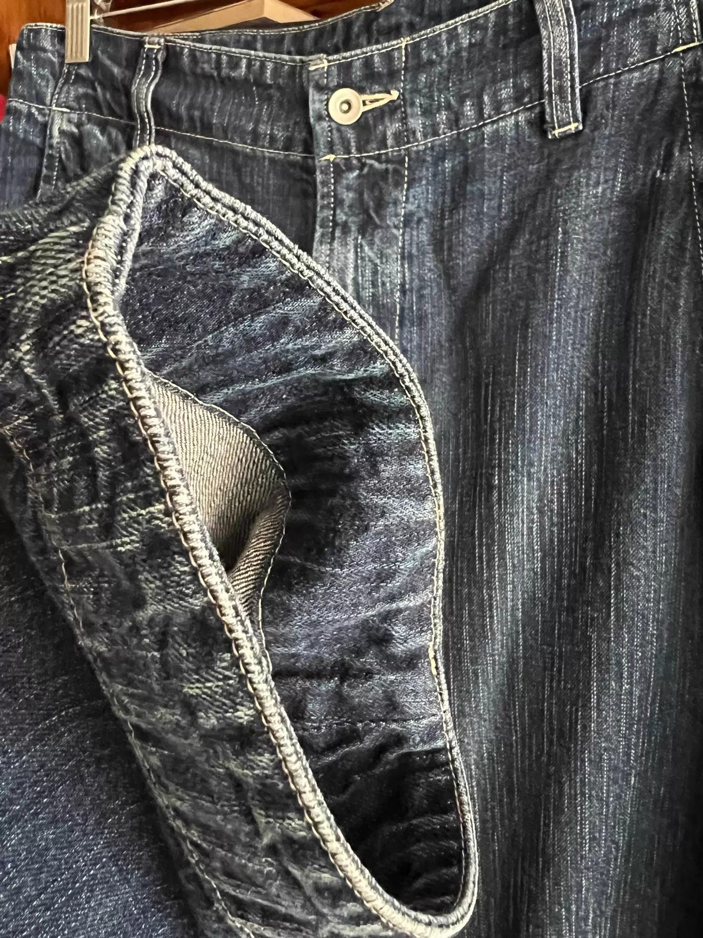 Porter Classic Porter Classic Pocket Denim Pants Okayama Indigo M Size US 32 / EU 48 - 4 Thumbnail