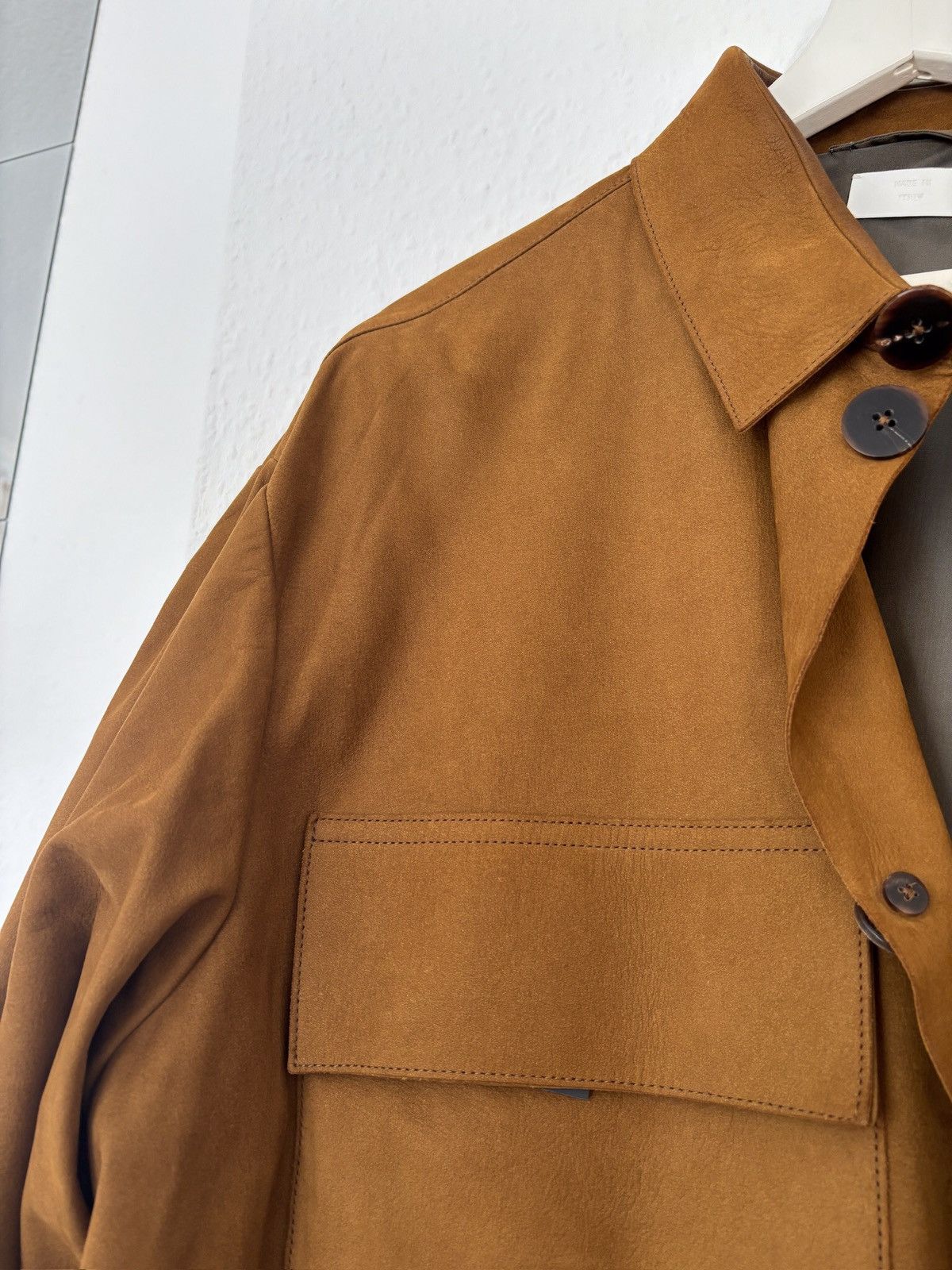 Ermenegildo Zegna × Fear of God Fear of God Zegna Nubuk Overshirt Size US M / EU 48-50 / 2 - 2 Thumbnail