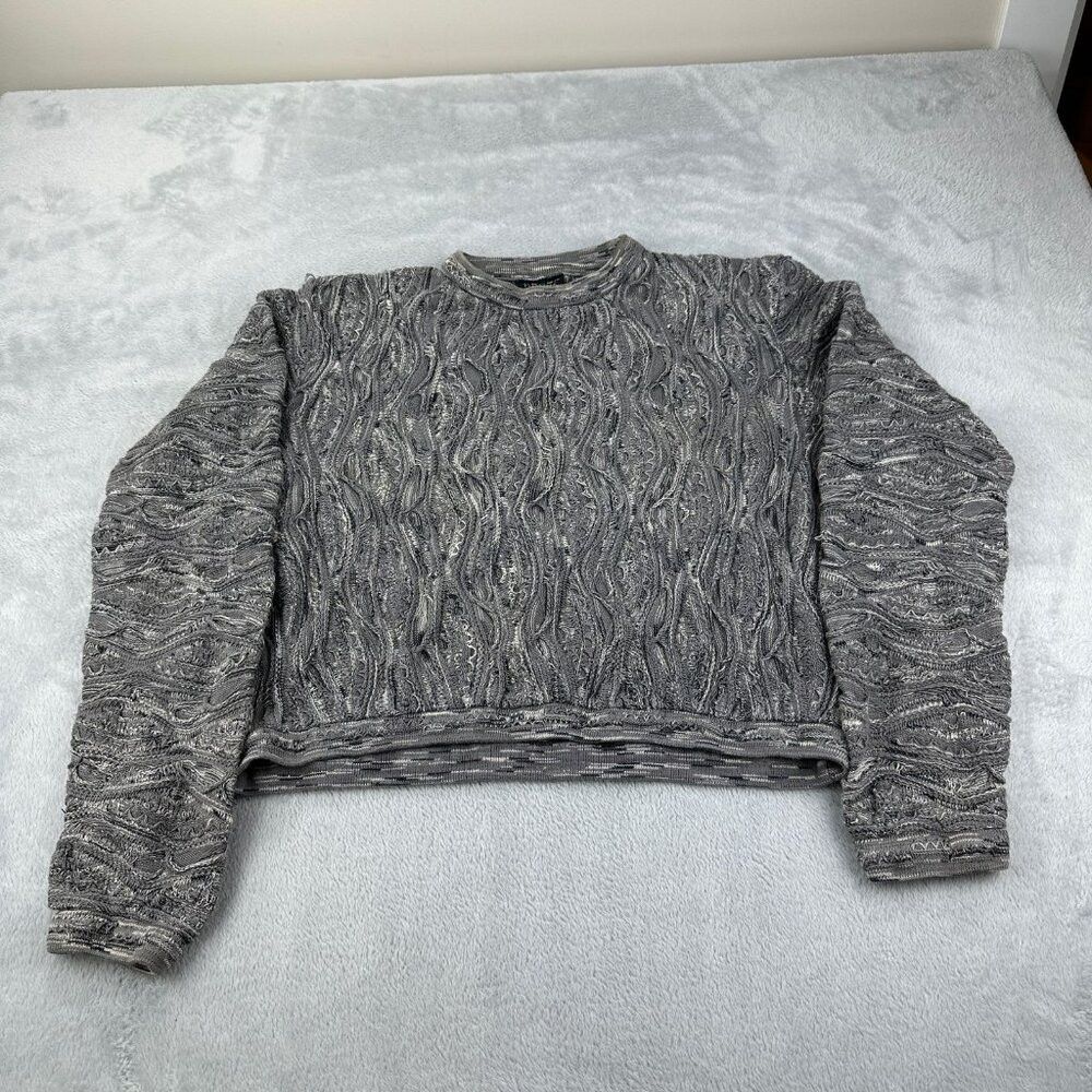 Coogi Coogi Australia Knit Grey Vintage Sweater Men's Size L Size US L / EU 52-54 / 3 - 7 Thumbnail