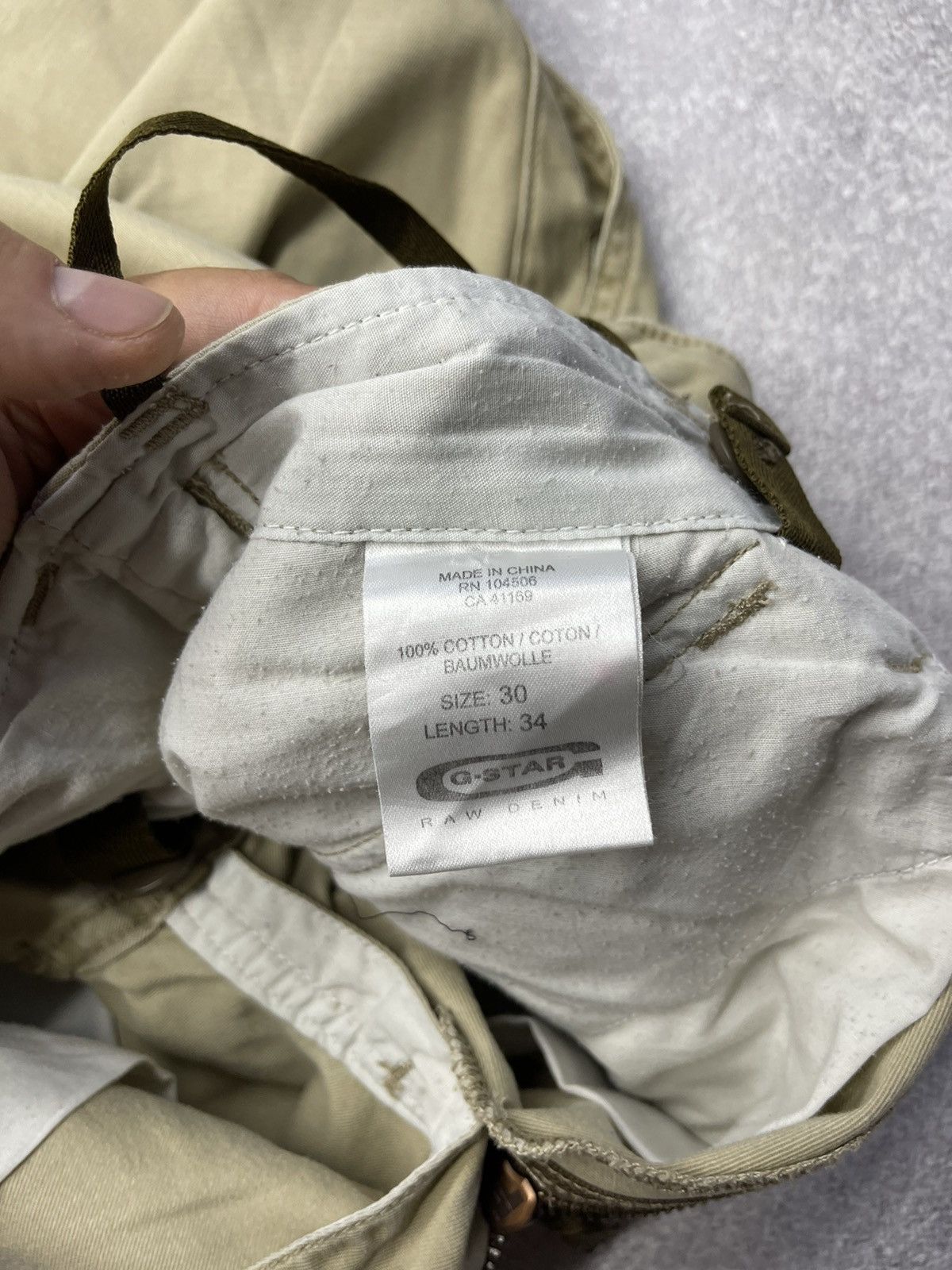 G-Star Vintage G-Star Raw Art Battle Cargo Pants Y2K Size US 30 / EU 46 - 16 Thumbnail
