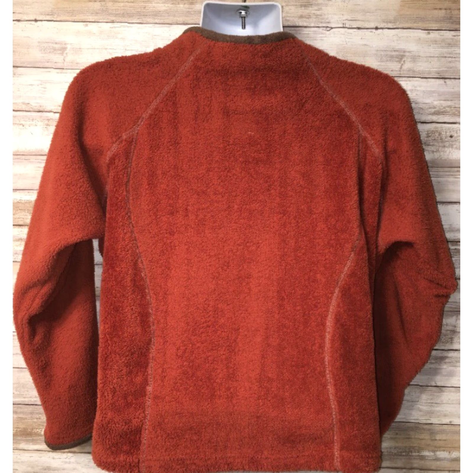 Vintage VINTAGE Wooly Bully Wear Sweater Orange Fleece Crewneck Size L Mens Size US L / EU 52-54 / 3 - 4 Thumbnail