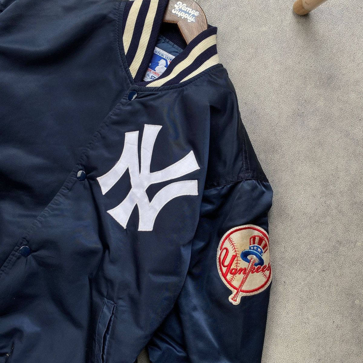 Starter Vintage varsity new york yankees MLB starter satin Size US M / EU 48-50 / 2 - 2 Thumbnail