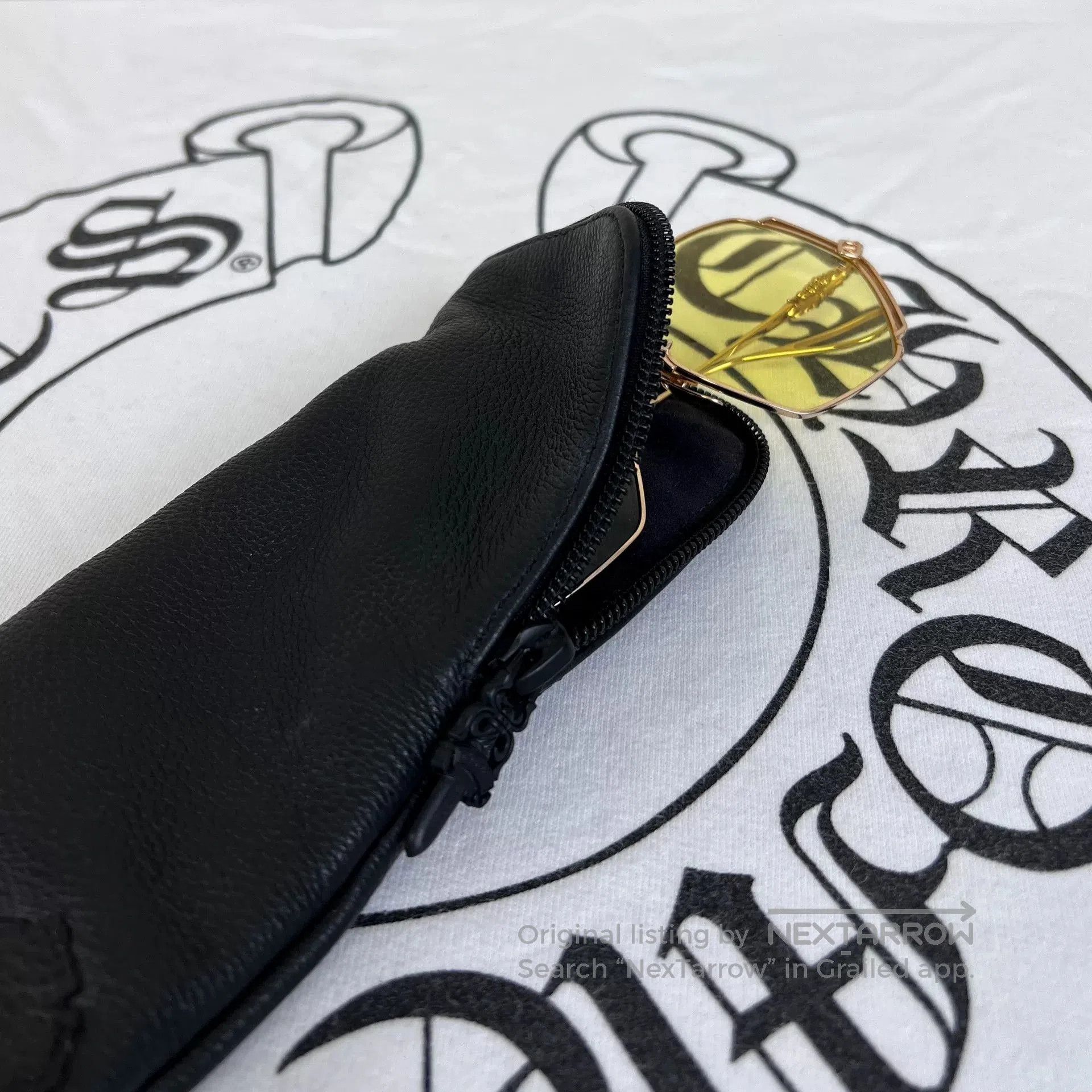 Chrome Hearts Chrome Hearts Gold Trim Sunglasses. Size ONE SIZE - 8 Thumbnail