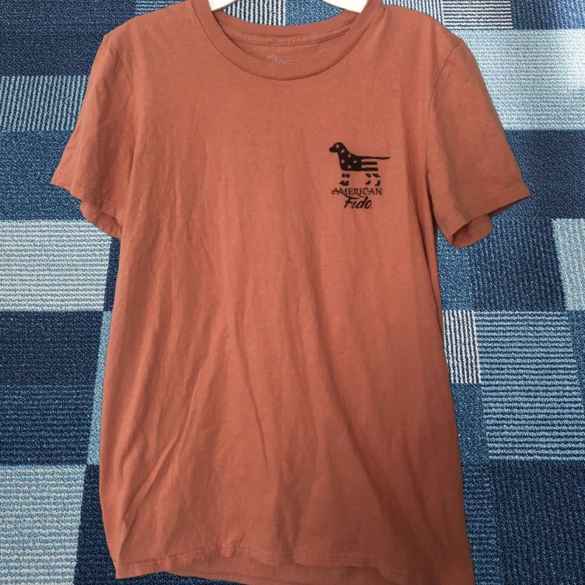 Vintage VINTAGE American Fido Patriotic Puppy Dog Shark PAWS SS T Shirt Sz S Size US S / EU 44-46 / 1 - 1 Thumbnail
