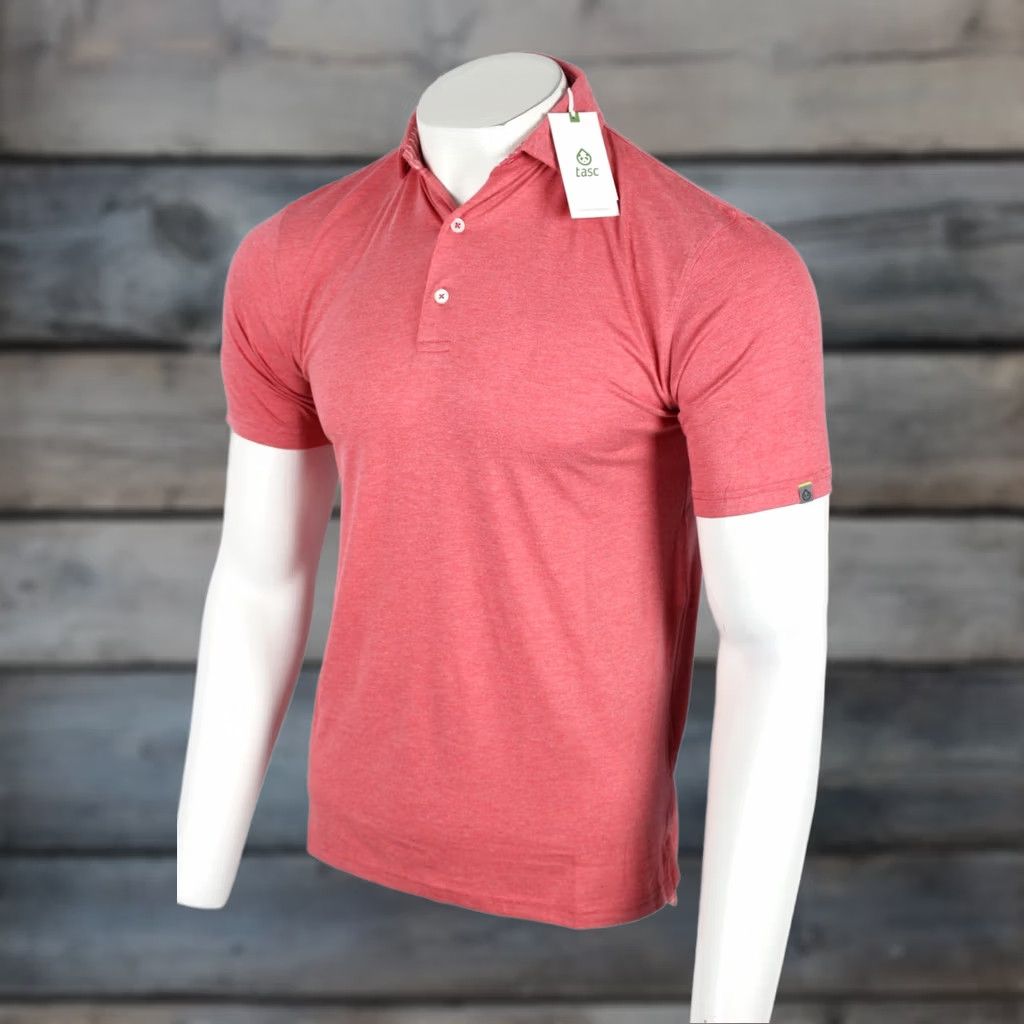 Vintage Nike Tasc Performance Men's Cloud Polo Shirt S Red Heather Size US S / EU 44-46 / 1 - 1 Thumbnail