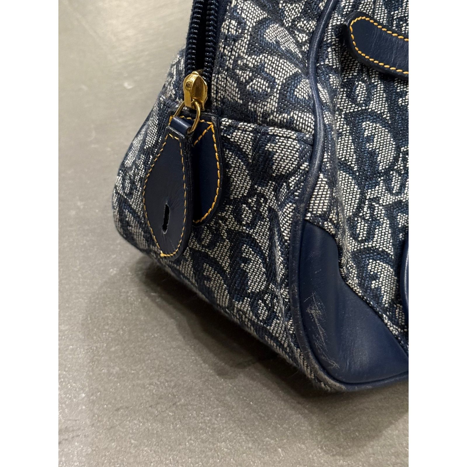 Dior 2000s Dior by Galliano bowling monogram bag Size ONE SIZE - 5 Thumbnail