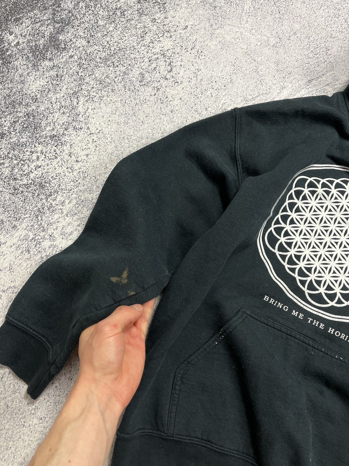Band Tees × Vintage Vintage 00s Bring Me The Horizon Rock Band Hoodie Tour Rare Size US M / EU 48-50 / 2 - 15 Thumbnail