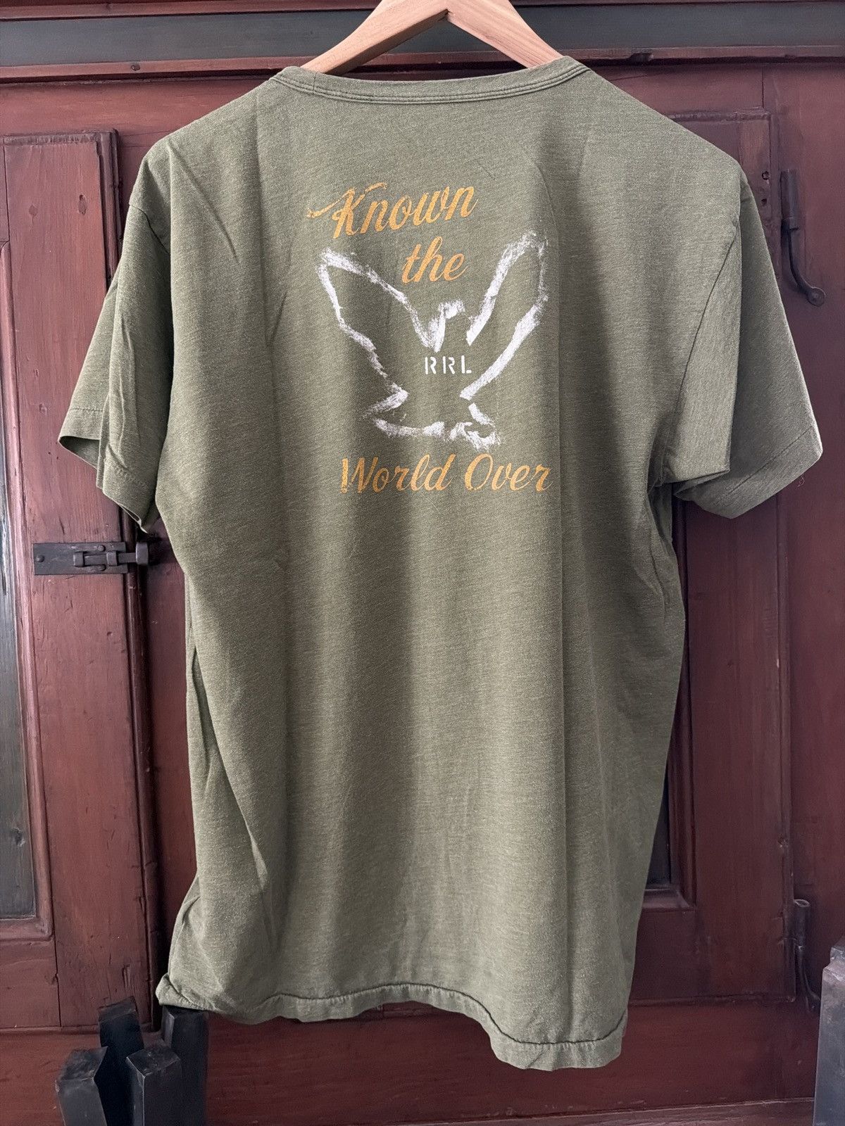 RRL Ralph Lauren RRL Logo tee Size US XL / EU 56 / 4 - 5 Thumbnail