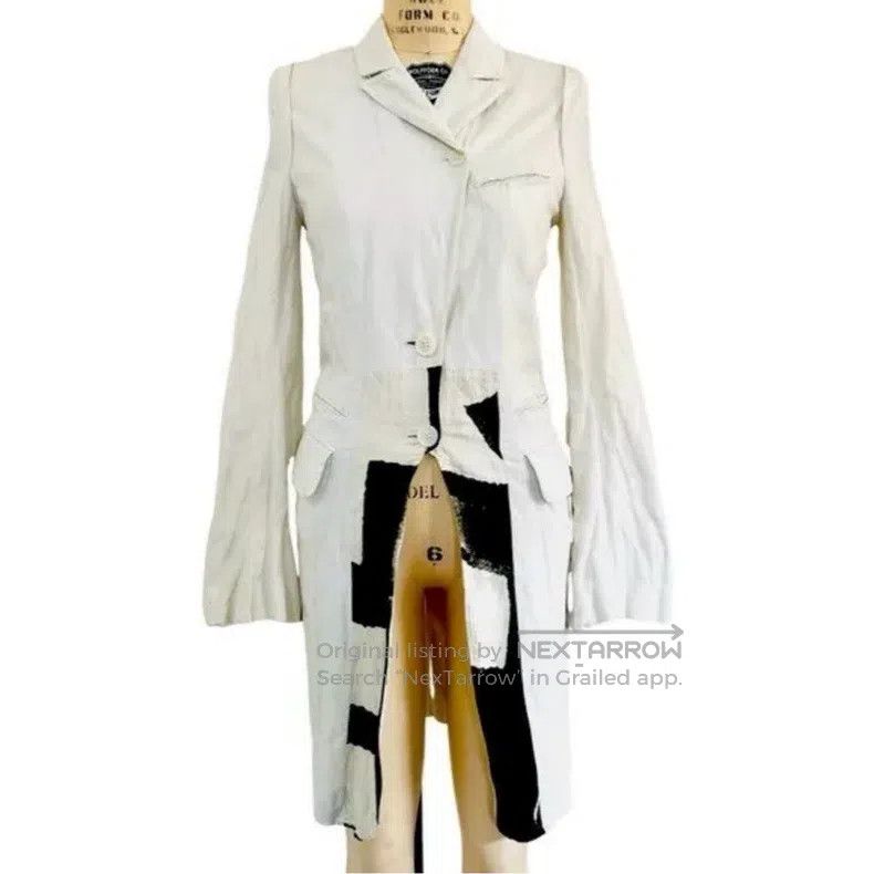 Ann Demeulemeester Ann Demeulemeester 36 tuxedo white coat Size S / US 4 / IT 40 - 4 Thumbnail