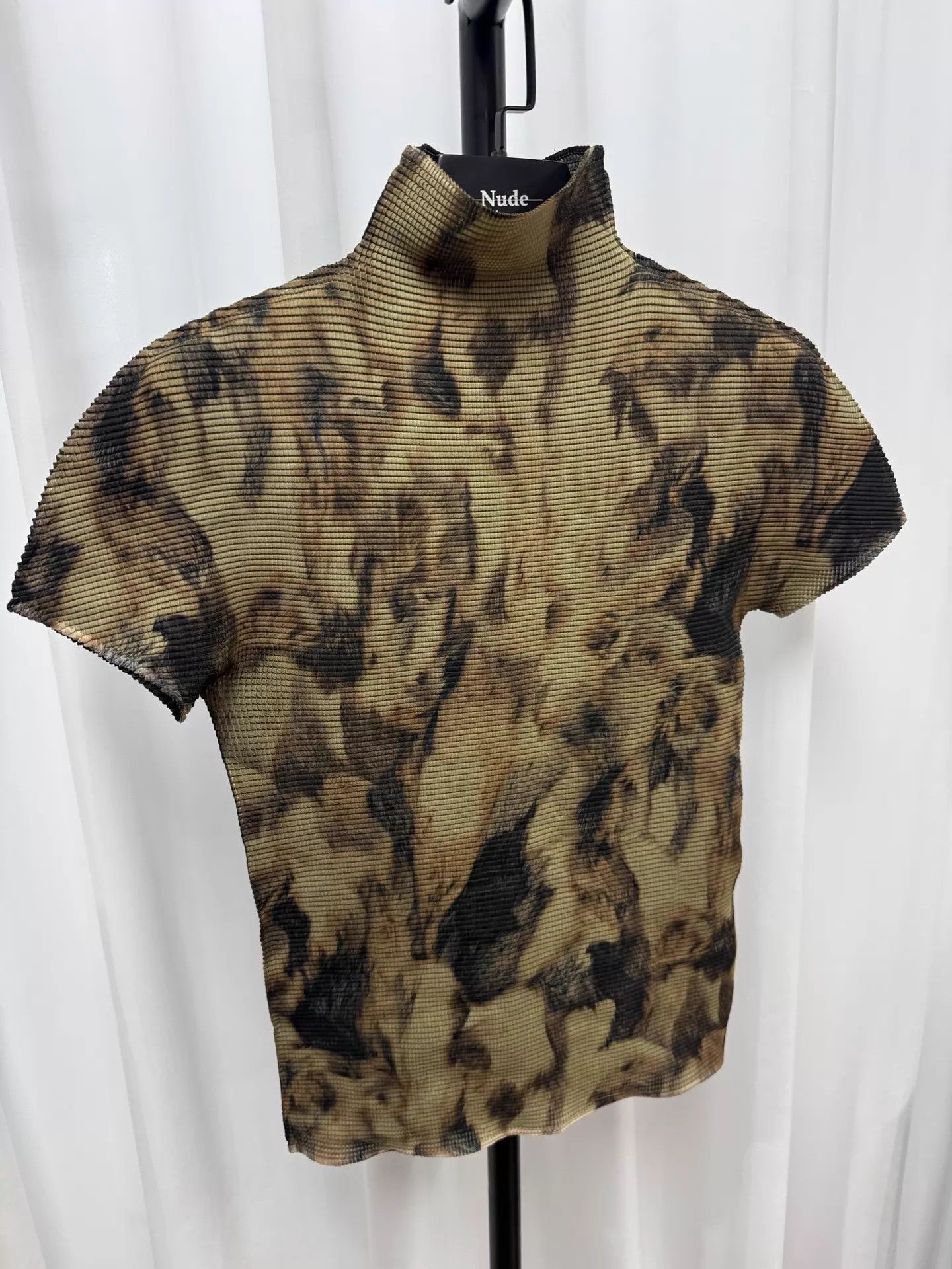 Issey Miyake Issey Miyake Fete Tie-Dye S/S Turtleneck Size ONE SIZE - 5 Thumbnail