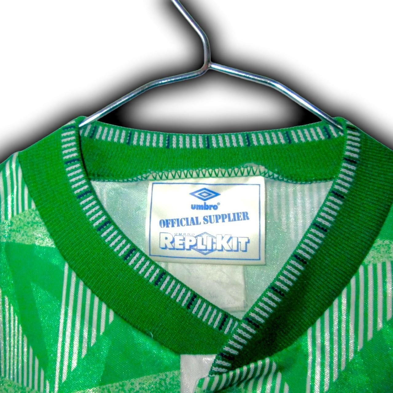 Umbro North Ireland Irish 1990 1991 1992 Home Shirt Jersey Size US L / EU 52-54 / 3 - 4 Thumbnail