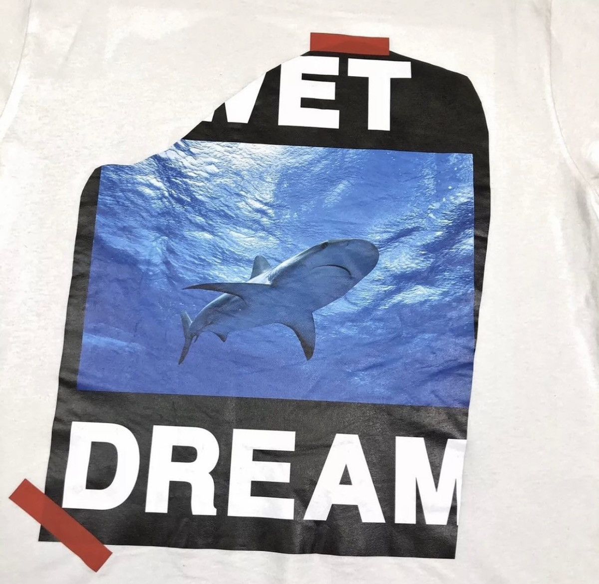 Off-White Wet Dream Tee Off-White Virgil Abloh x Cali Thornhill Dewitt Size US XL / EU 56 / 4 - 5 Thumbnail