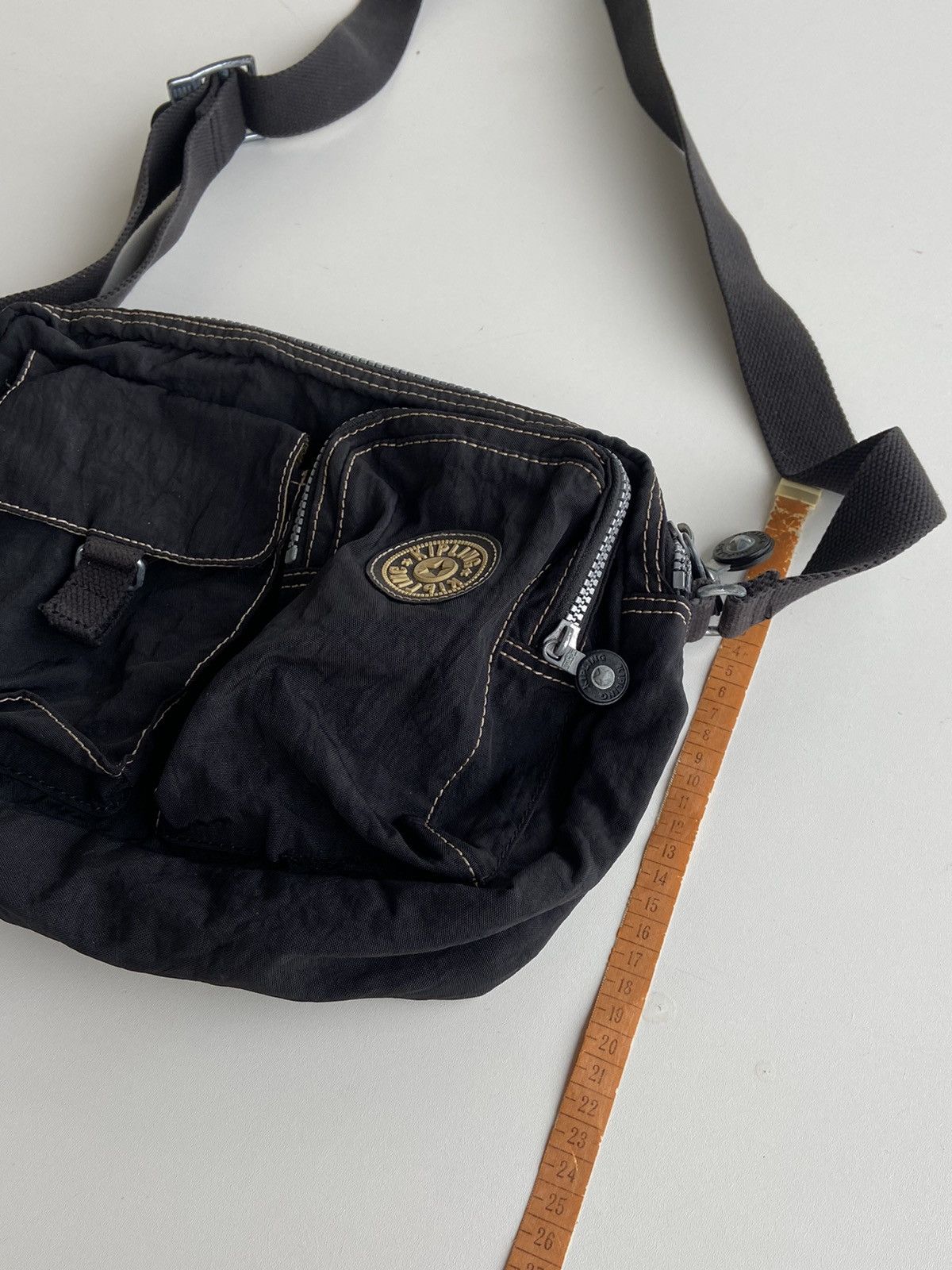 Japanese Brand × Vintage Kipling Vintage Messenger Y2K black Size ONE SIZE - 6 Thumbnail
