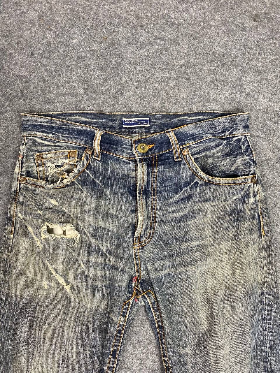 Japanese Brand vintage villand japanese brands distressed denim nice design Size US 34 / EU 50 - 10 Thumbnail