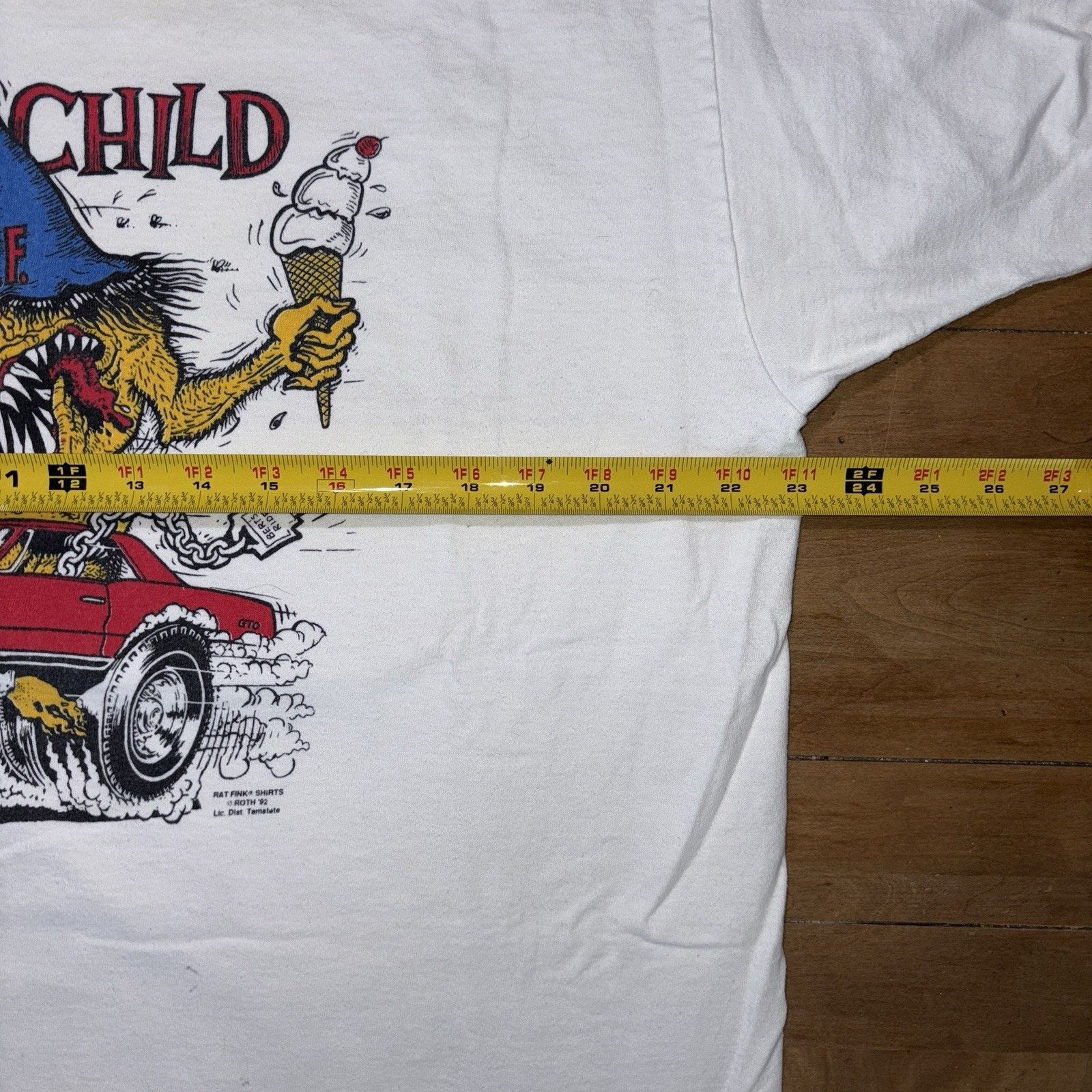 Vintage Vintage Big Daddy Roth Wild Child Single Stitch XXL Rat Fink Size US XXL / EU 58 / 5 - 10 Thumbnail