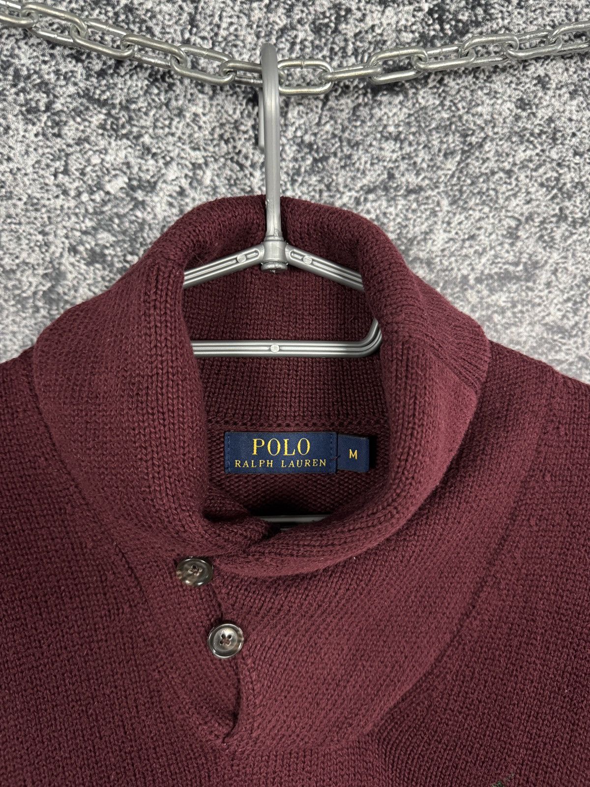 Polo Ralph Lauren Men’s Polo Ralph Lauren Shawl Knit Sweater Pullover Size M Size US M / EU 48-50 / 2 - 7 Thumbnail