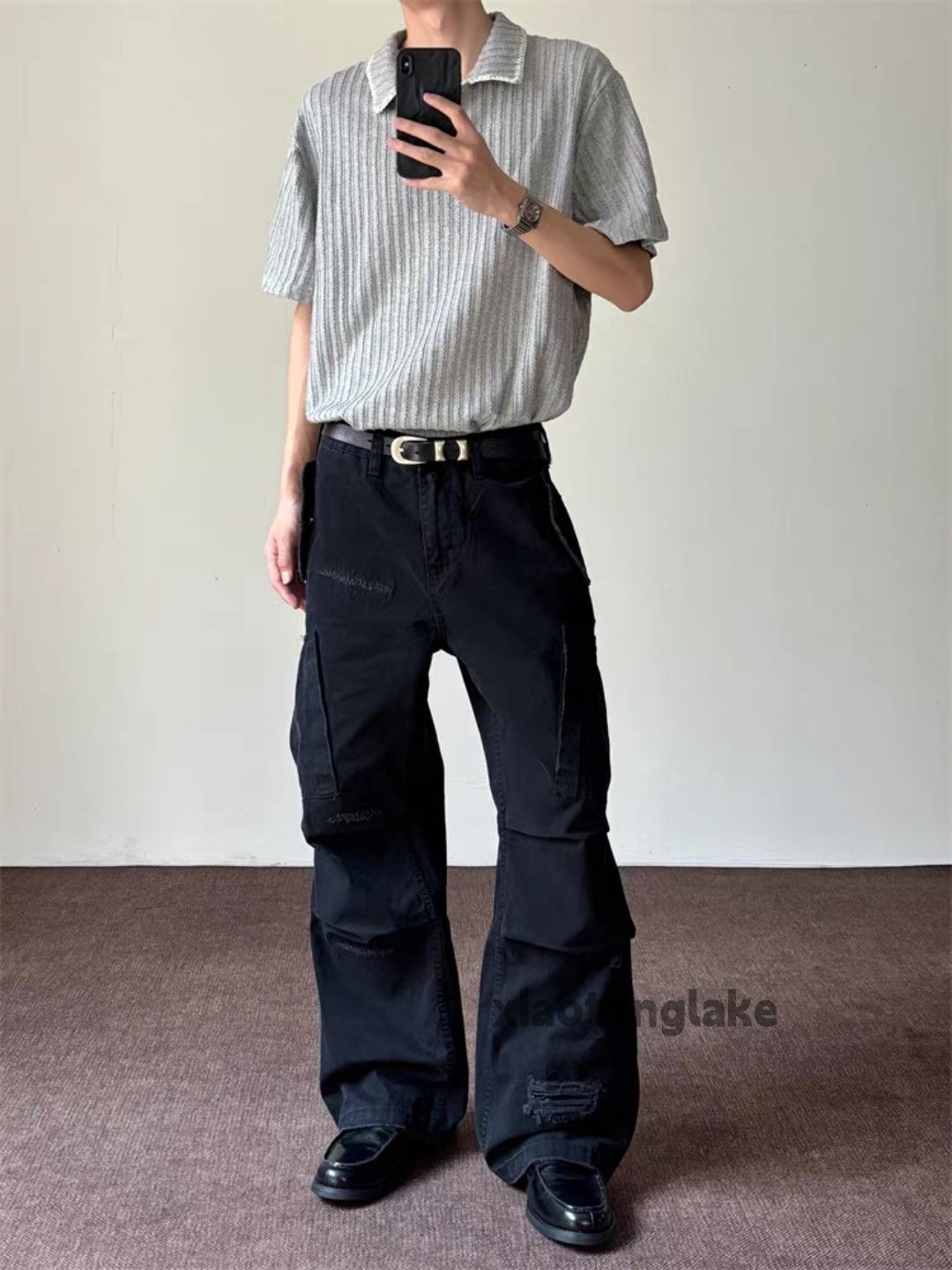 Vintage Utility military loose baggy skate outdoor cargo pants Size US 33 - 1 Thumbnail