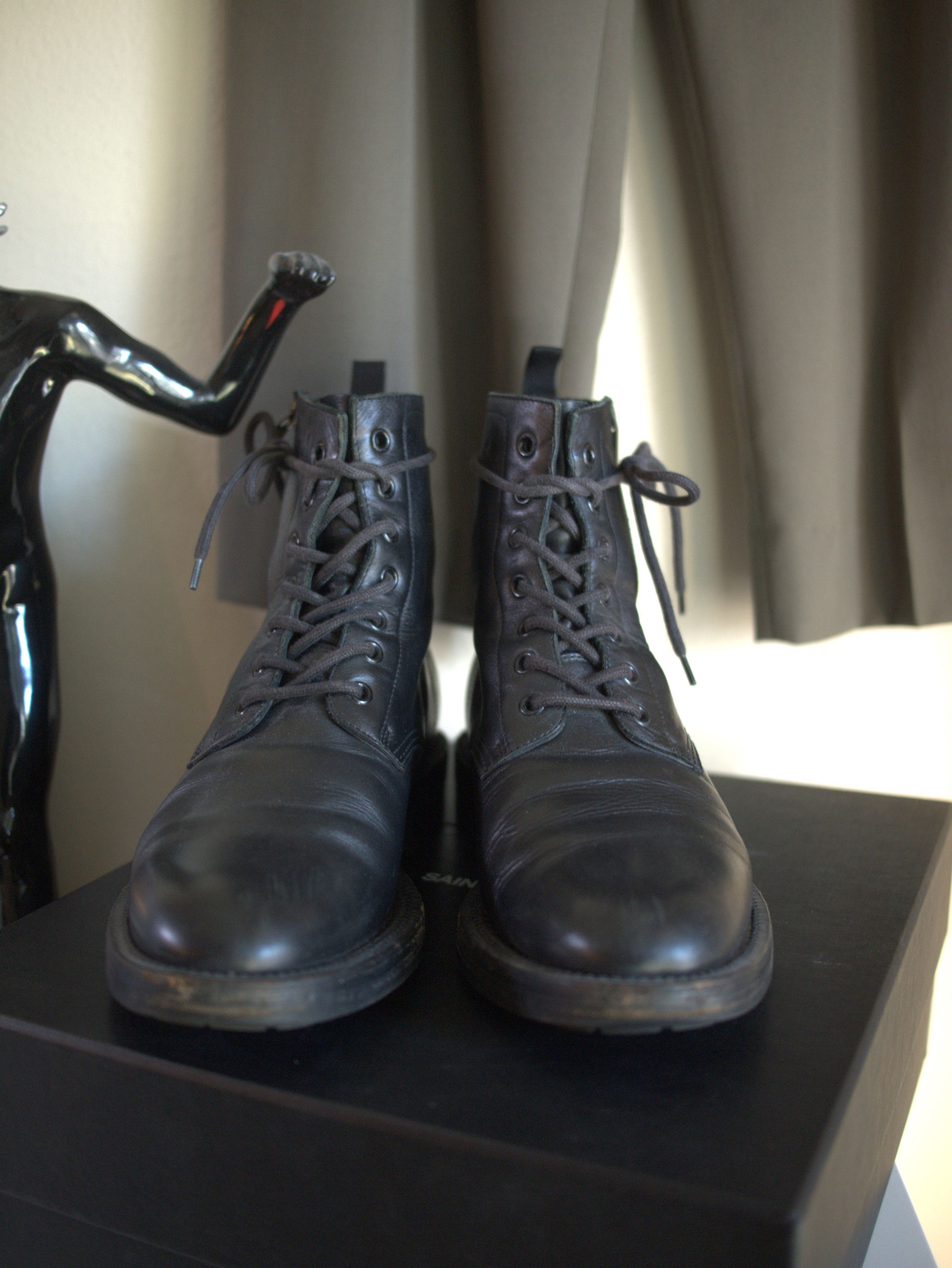 Saint Laurent Paris SLP SHORT ZIP RANGER BOOT_SINGLE SIDE ZIP_ARCHIVE Size US 9 / EU 42 - 8 Thumbnail