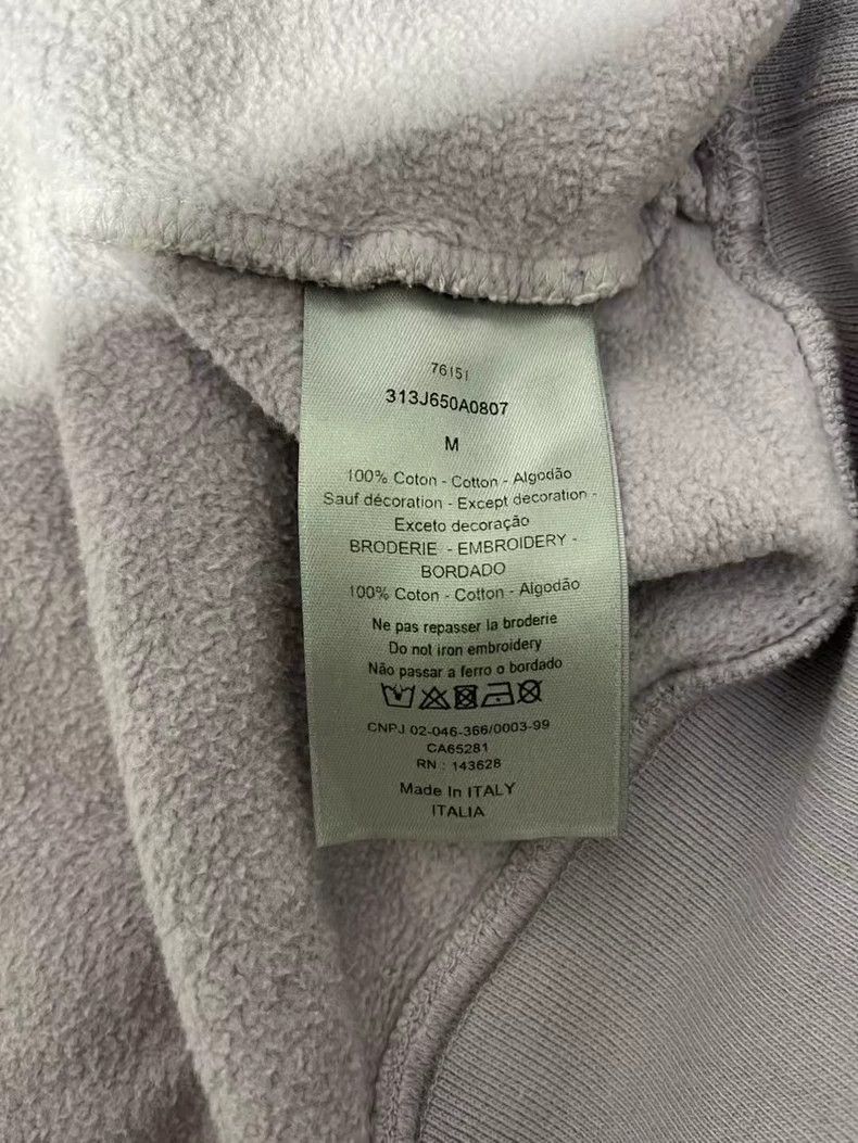 Dior Dior Ice Blue Embroidered HalfZip Sweatshirt-2506 Size US M / EU 48-50 / 2 - 2 Thumbnail