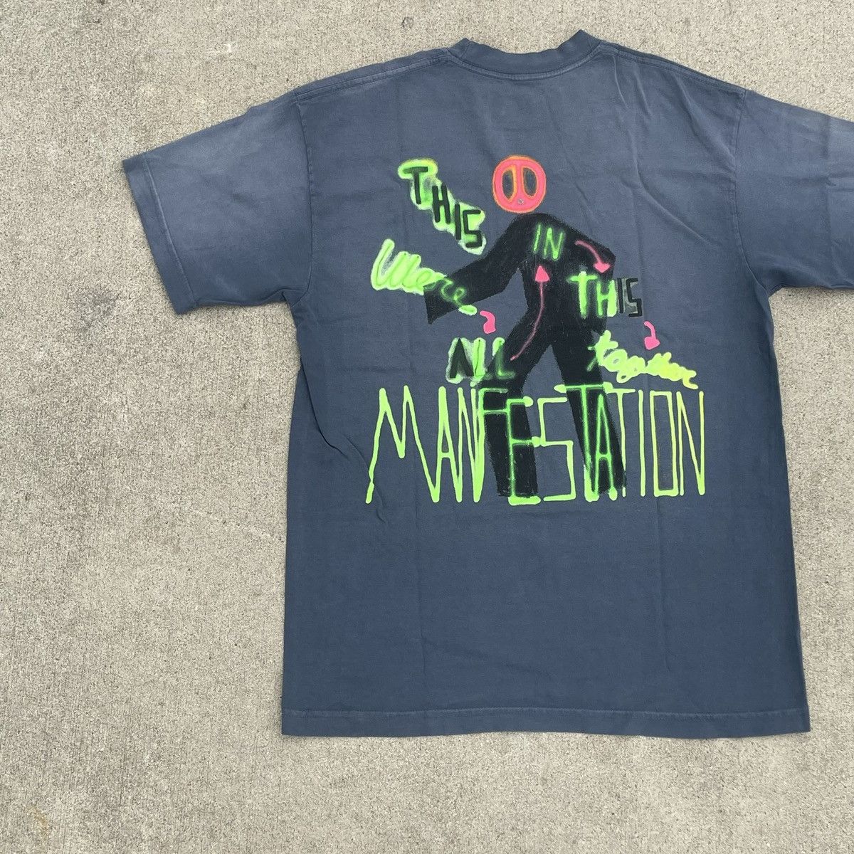 Travis Scott New Rare Travis Scott 2019 Festival Manifestation Tshirt szM Size US M / EU 48-50 / 2 - 10 Thumbnail