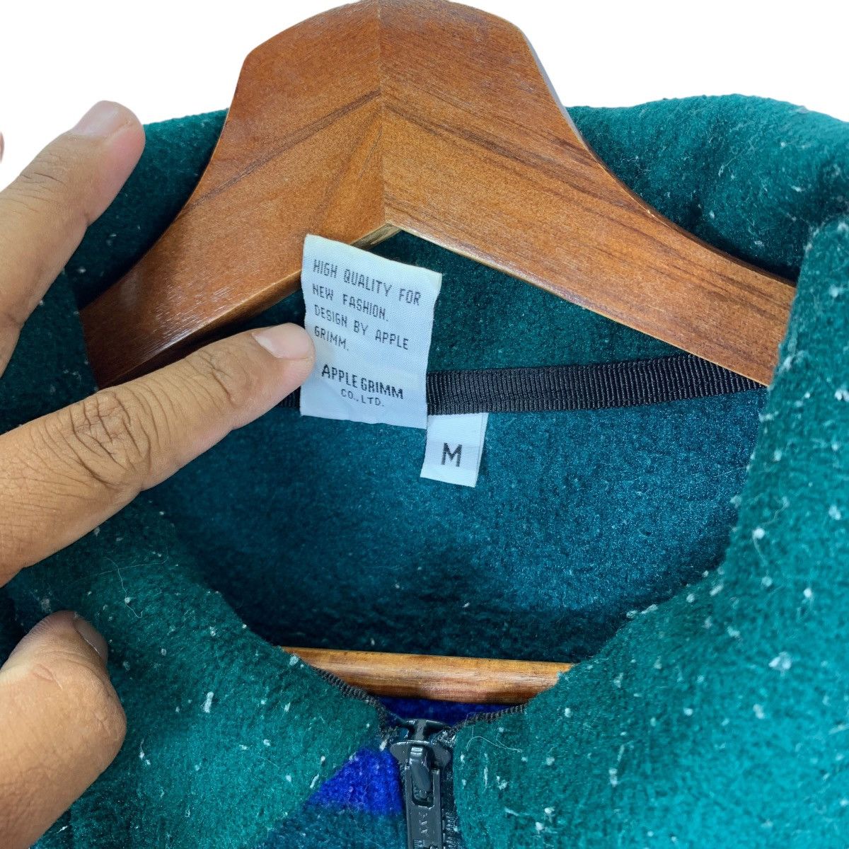 Japanese Brand × Vintage VINTAGE APPLE GRIMM FLEECE JACKET Size US M / EU 48-50 / 2 - 4 Thumbnail