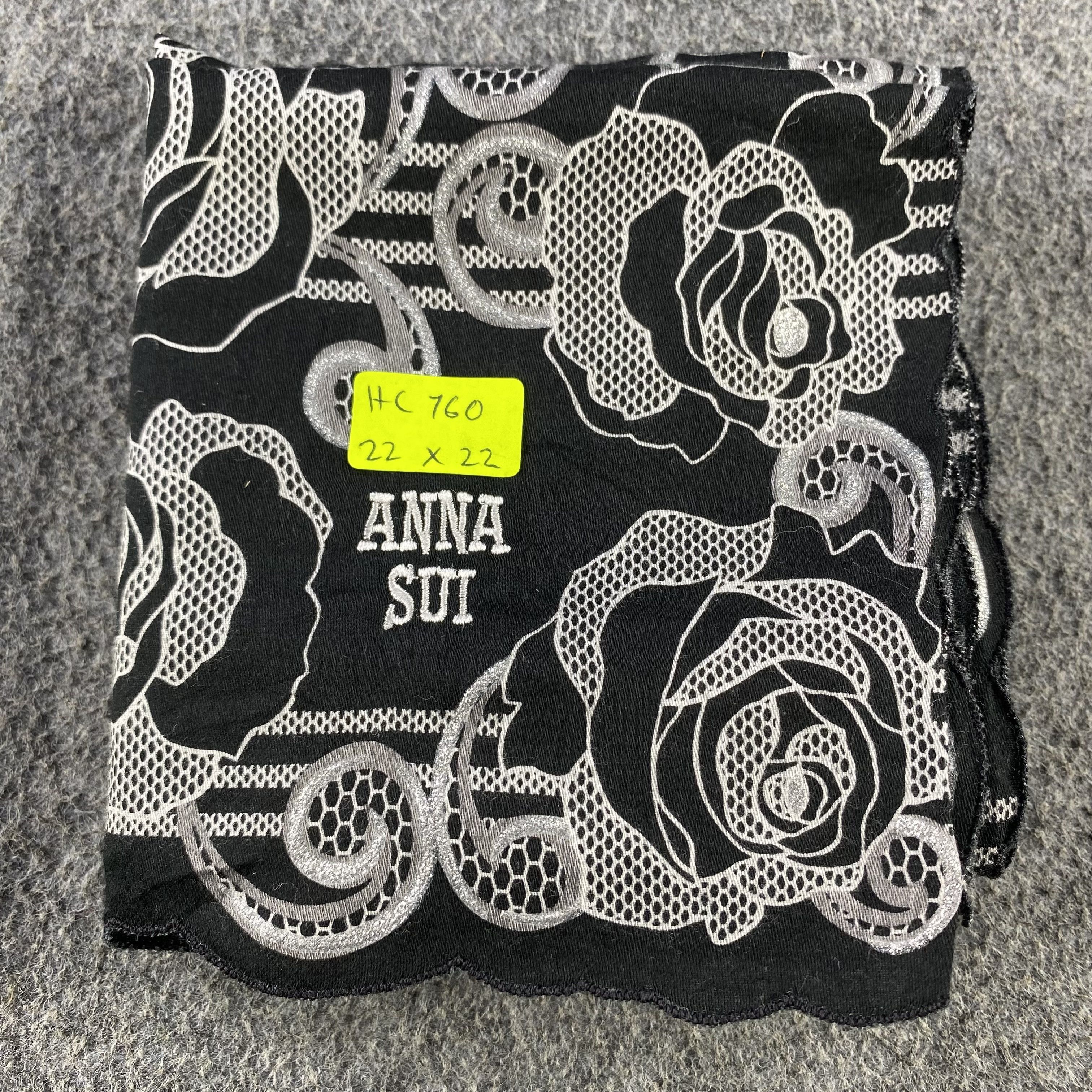 Anna Sui × Vintage Anna Sui Handkerchief/Neckerchief/Bandana HC760 Size ONE SIZE - 5 Thumbnail