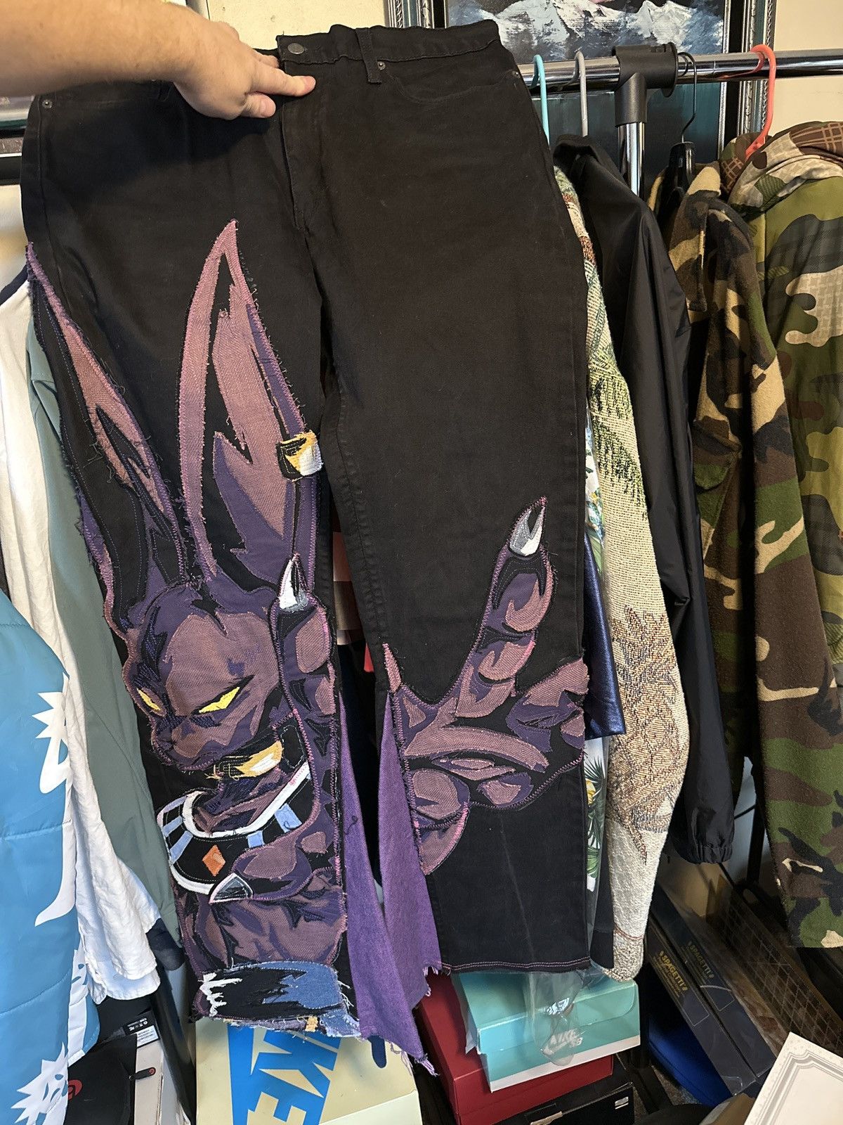 Designer UBU Tim/ Denimfish Beerus Dragon Ball Super jeans Size US 36 / EU 52 - 1 Thumbnail