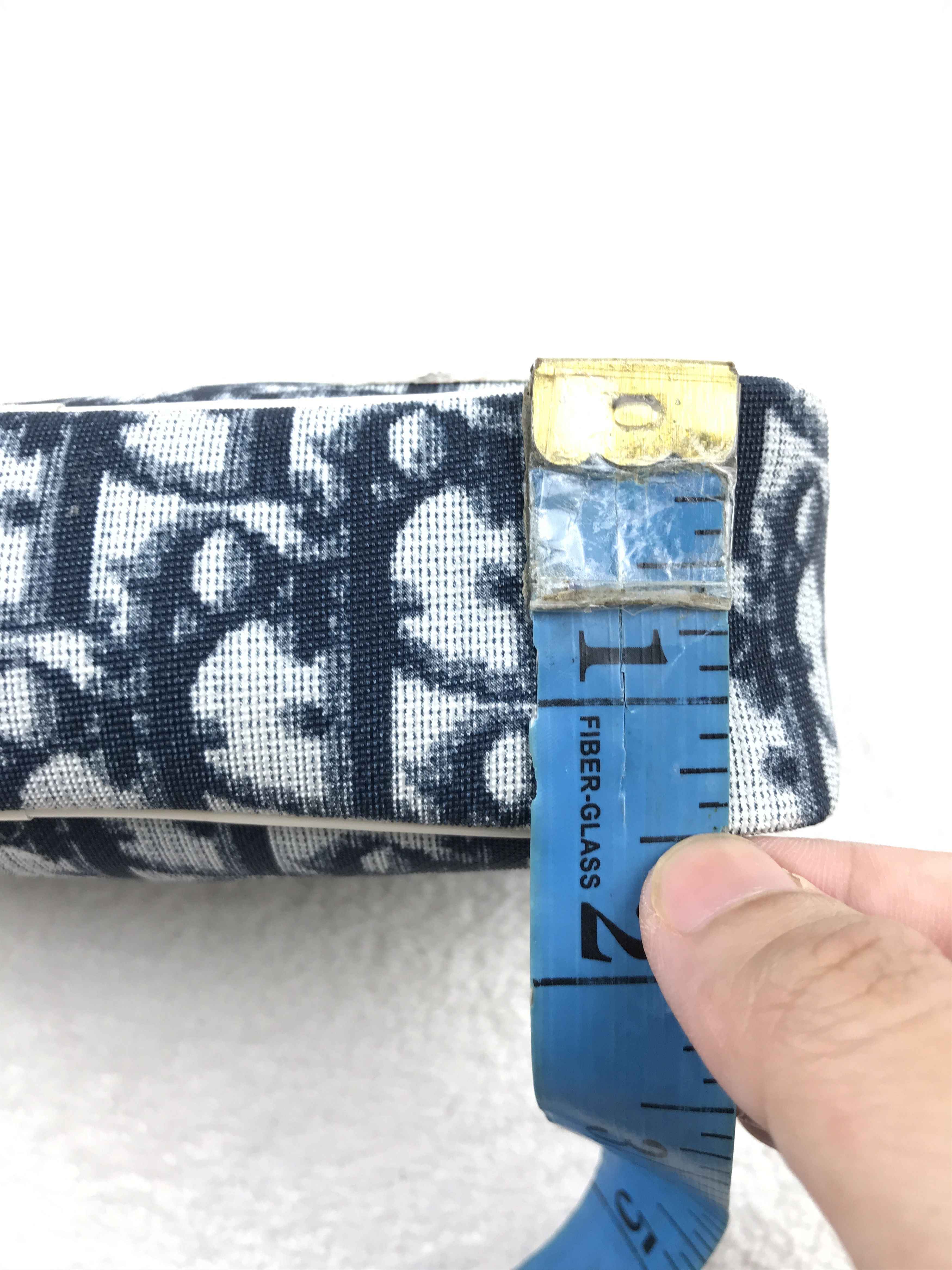 Christian Dior Monsieur Vintage Christian Dior Trotter Pouch Canvas Navy Ivory Size ONE SIZE - 8 Thumbnail