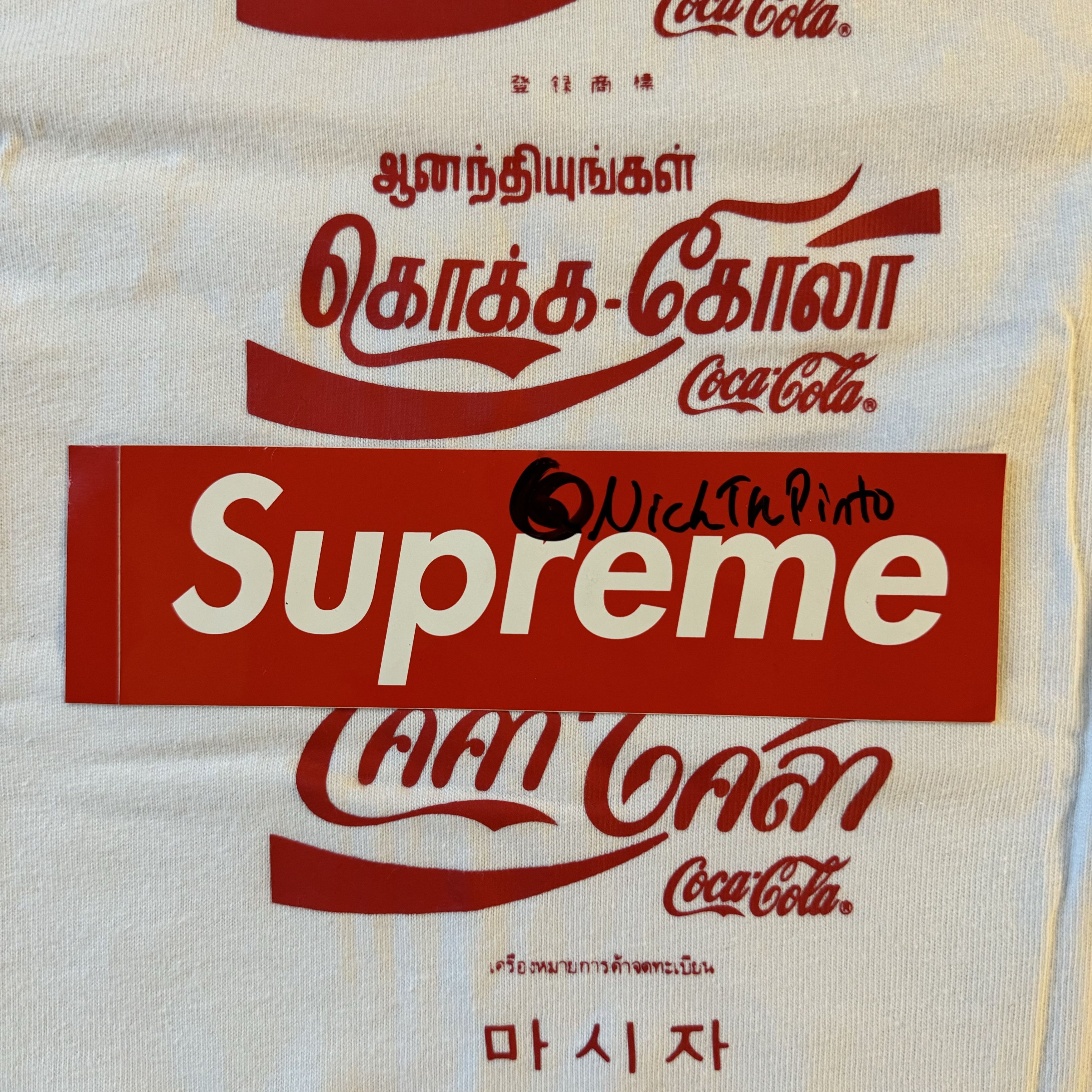 Coca Cola × Kith Script Logo - Country Tee - USA Size US S / EU 44-46 / 1 - 4 Thumbnail