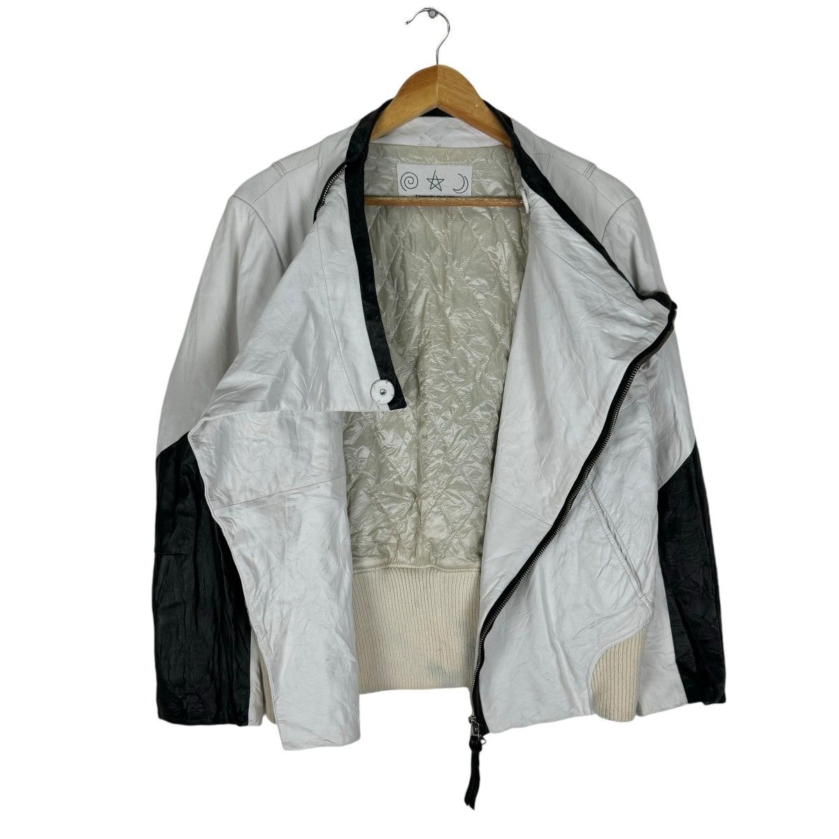 Issey Miyake ☀️TSUMORI CHISATO ISSEY MIYAKE LEATHER BIKERS JACKET Size M / US 6-8 / IT 42-44 - 7 Thumbnail