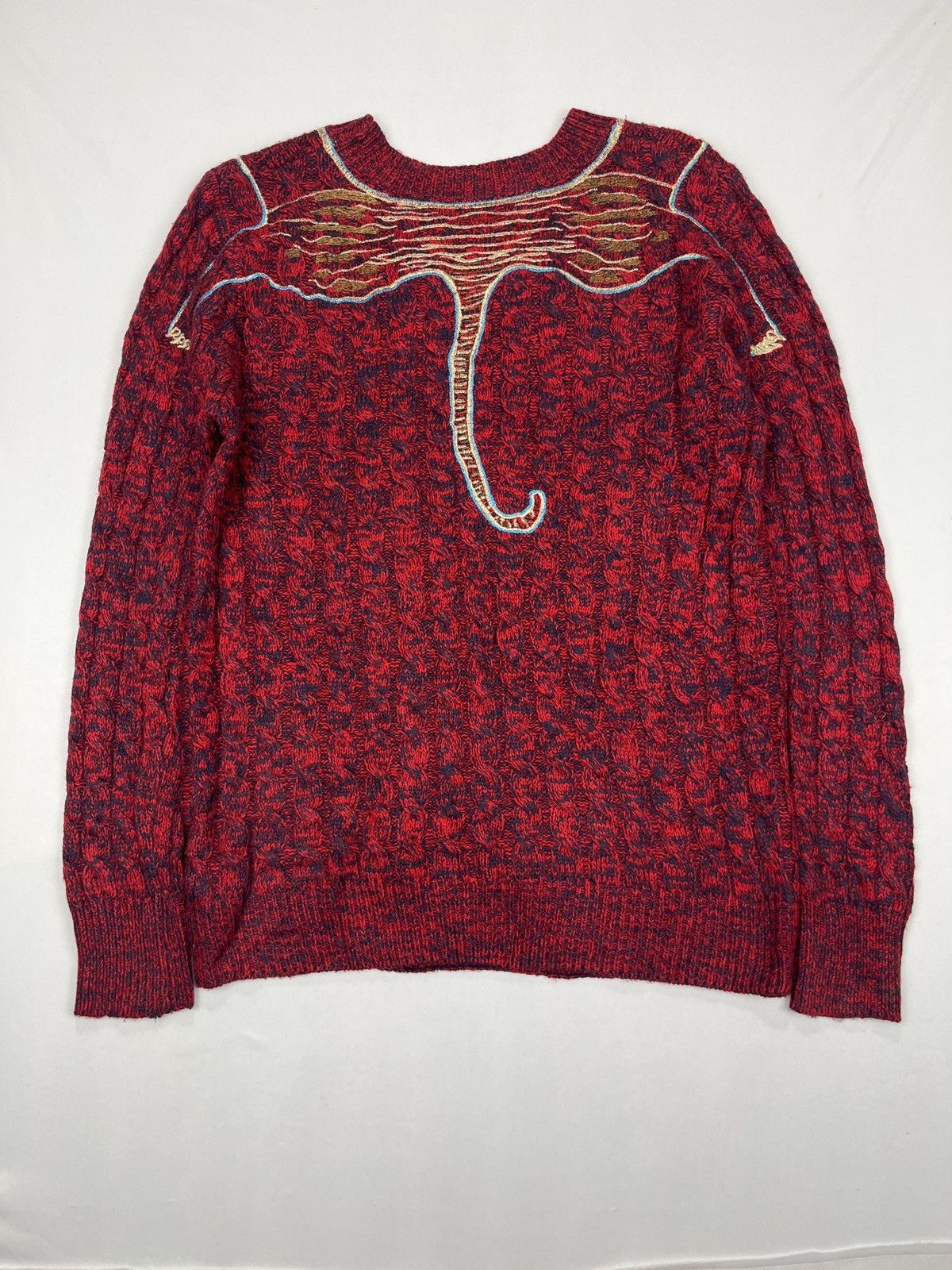 Kenzo KENZO - Tiger knit wool sweater Size XS / US 0-2 / IT 36-38 - 4 Thumbnail